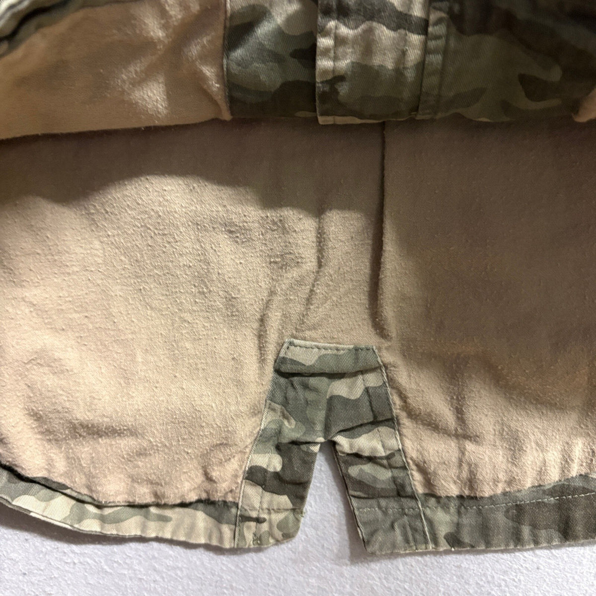 Faded Glory Camo Utility Jacket Womens XL Green Camouflage Hooded Parka Coat