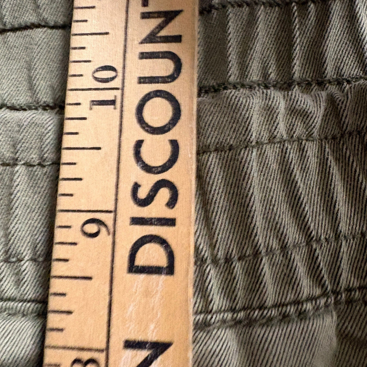 V.I.P. Cargo Pants Womens Size 5/6 Olive Green Stretch Elastic Waist Y2K Utility