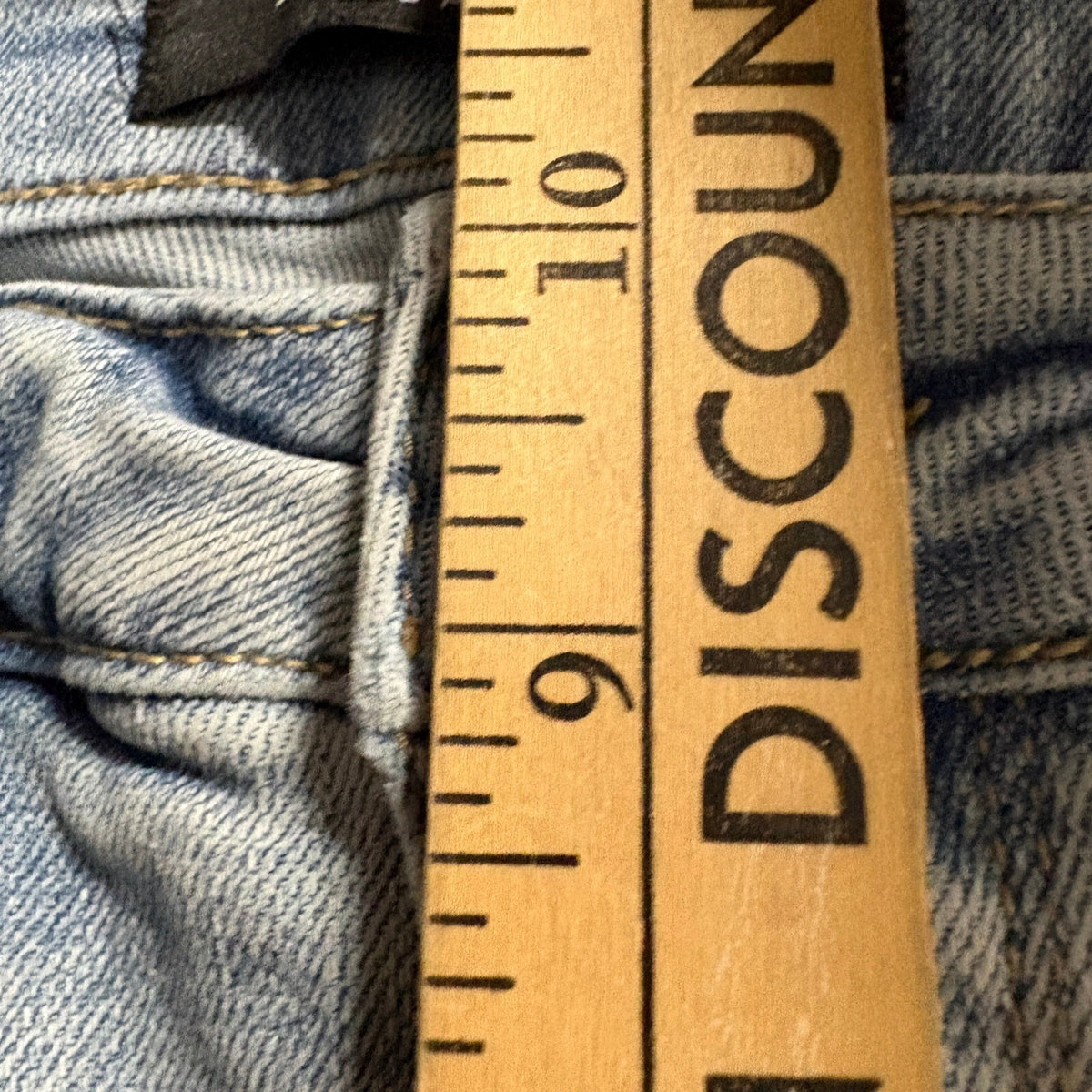 Judy Blue Distressed Raw Hem Ankle Jeans Size 7 / 28 High Rise Stretch Light