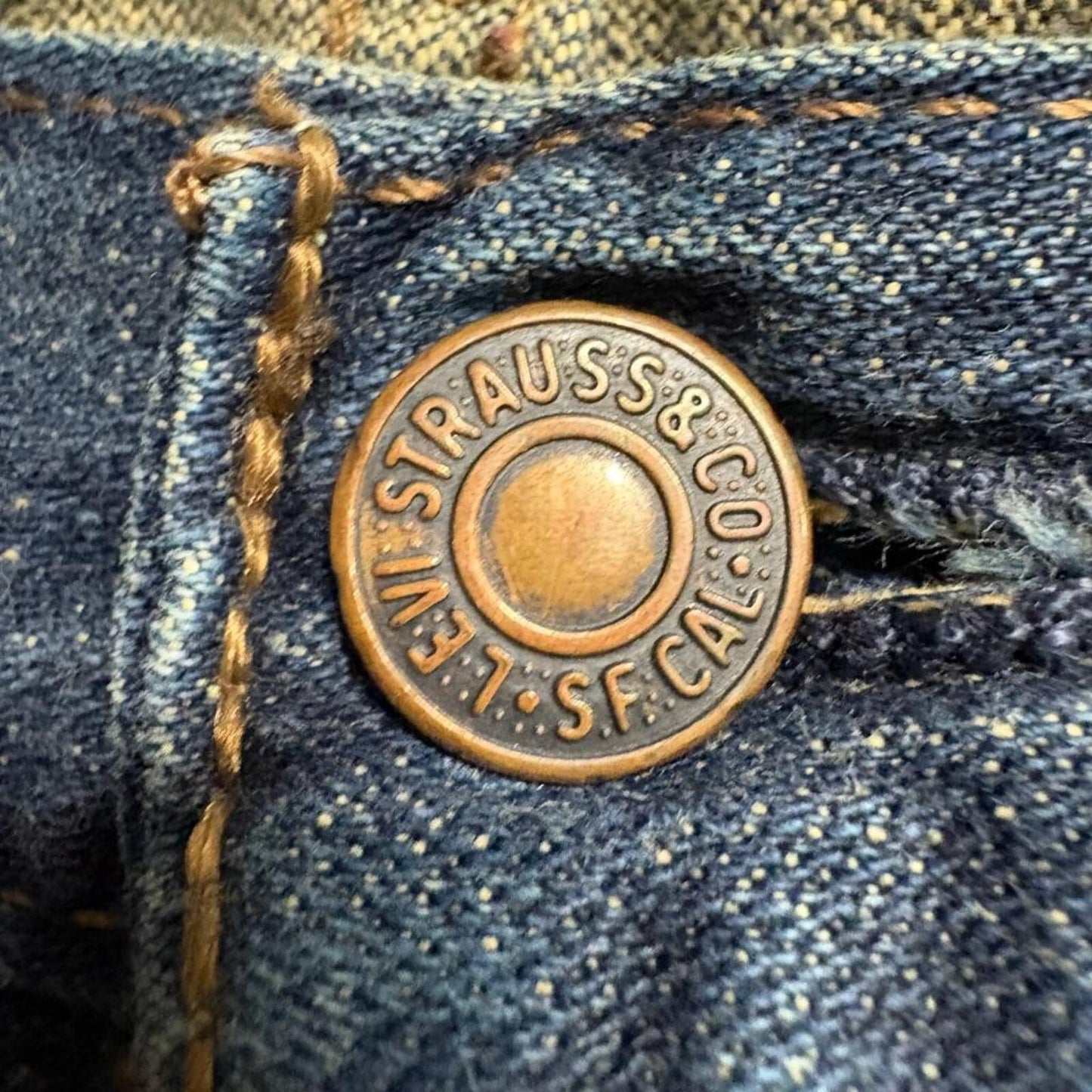 Levi's 569 Loose Straight Jeans Mens 40x32 Blue Denim WaterLess Pants