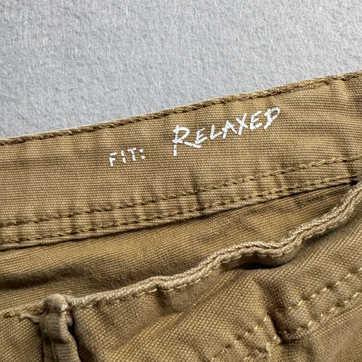 Eddie Bauer Mens 40x34 Relaxed Fit Canvas Painter Pants Brown Stretch Utility