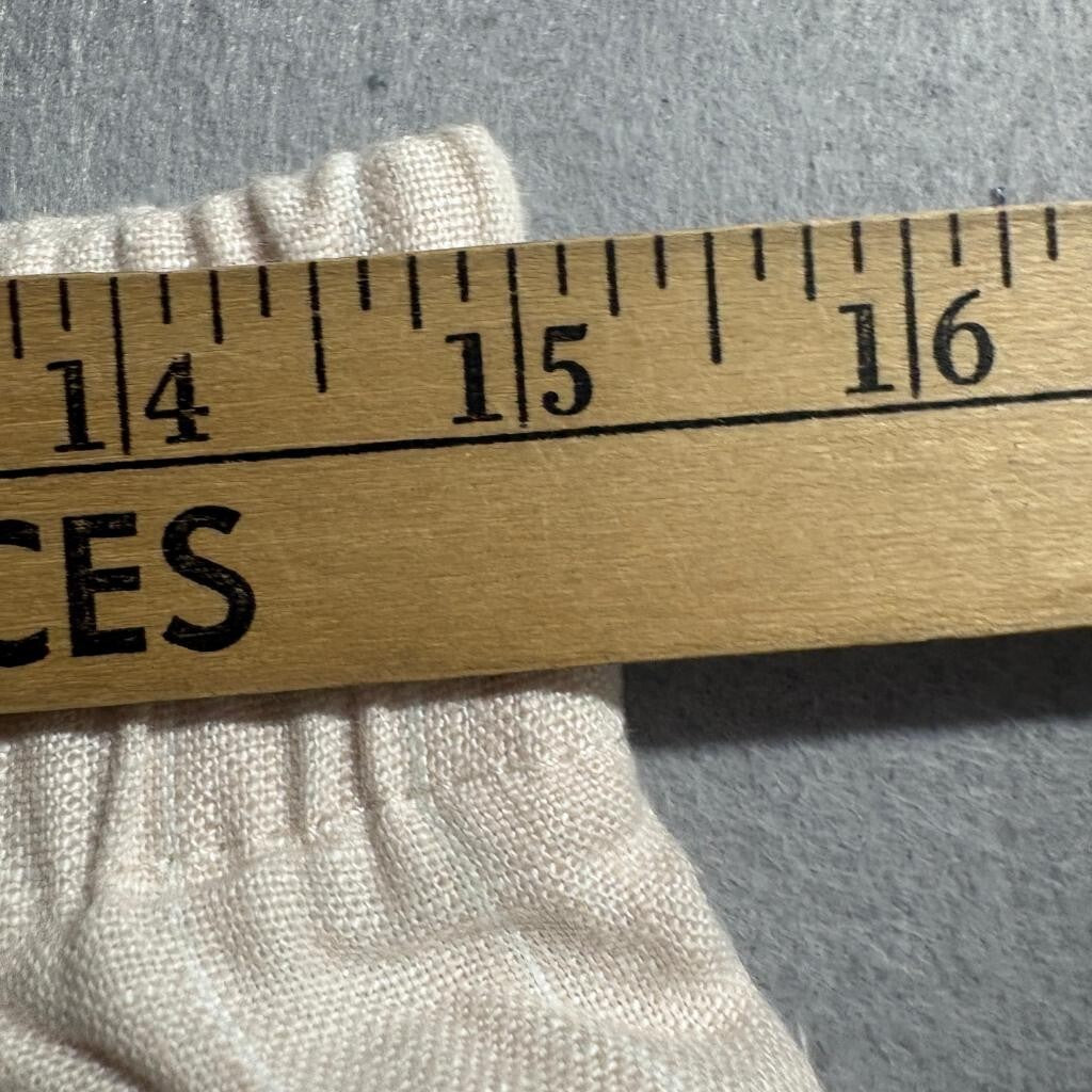Cotton On Women's 100% Linen Pants Size S Beige Drawstring Waist Casual