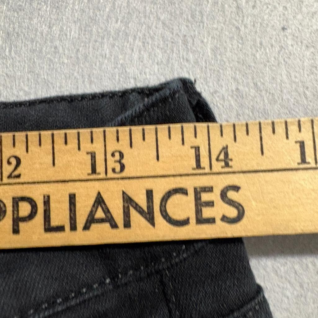 Lauren Ralph Lauren Womens Jeans Size 6 Black Denim Straight Leg Stretch