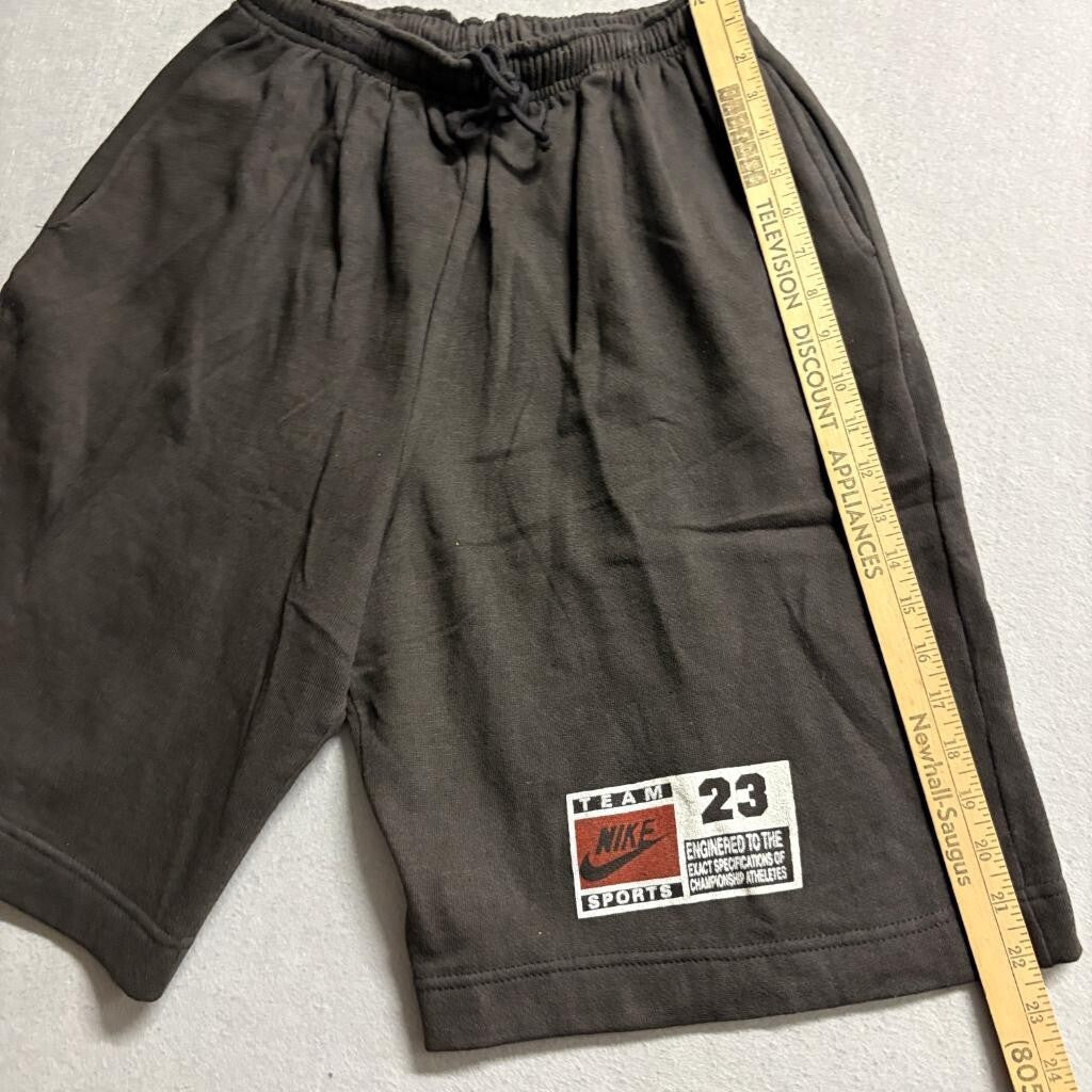 Vintage Nike Team Sports 23 Fleece Shorts Mens XL Charcoal Gray AAA Tag