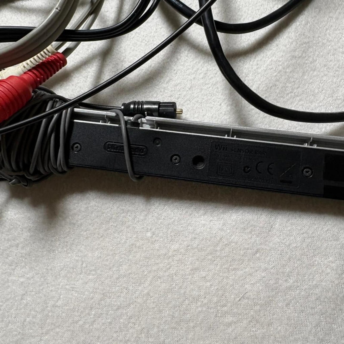 Nintendo Wii Sensor Bar PlayStation Eye Camera AV Cable Optical Audio Cable Lot