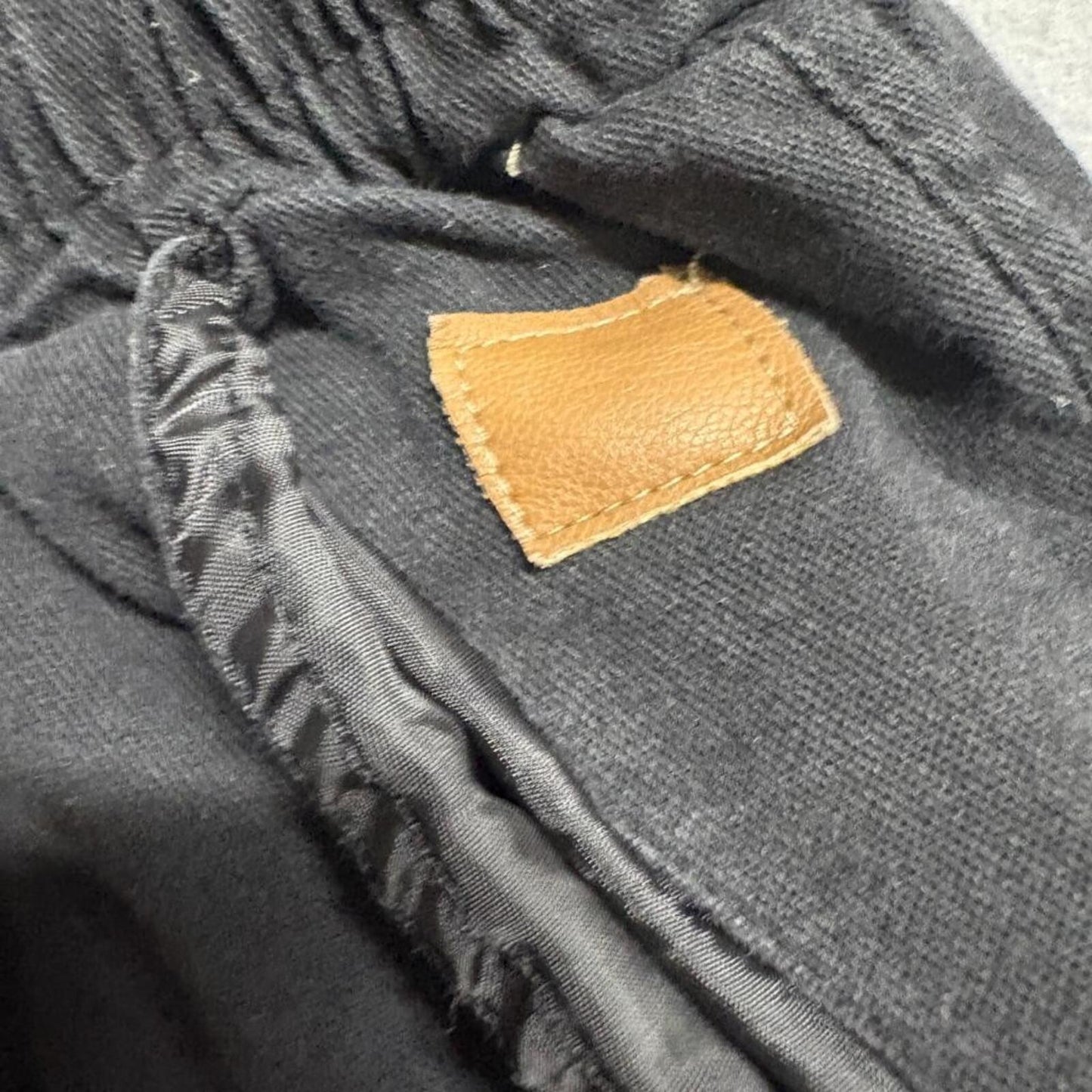 Unbranded Women's Black Cargo Jogger Pants Size Medium Elastic Waist Utility