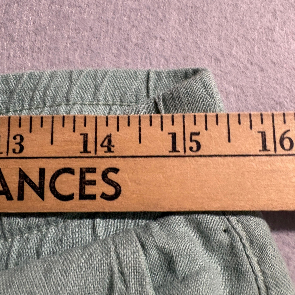 Gap Linen Blend Pants Womens Small Green Wide Leg Drawstring Elastic Waist