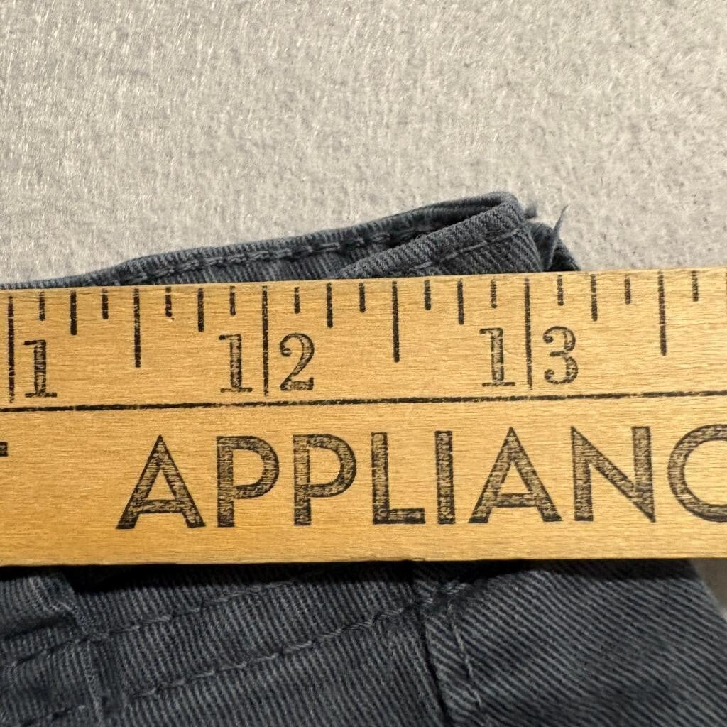 Zara Womens Cargo Pants Size 0 Gray Cotton Wide Leg Utility Pockets Casual
