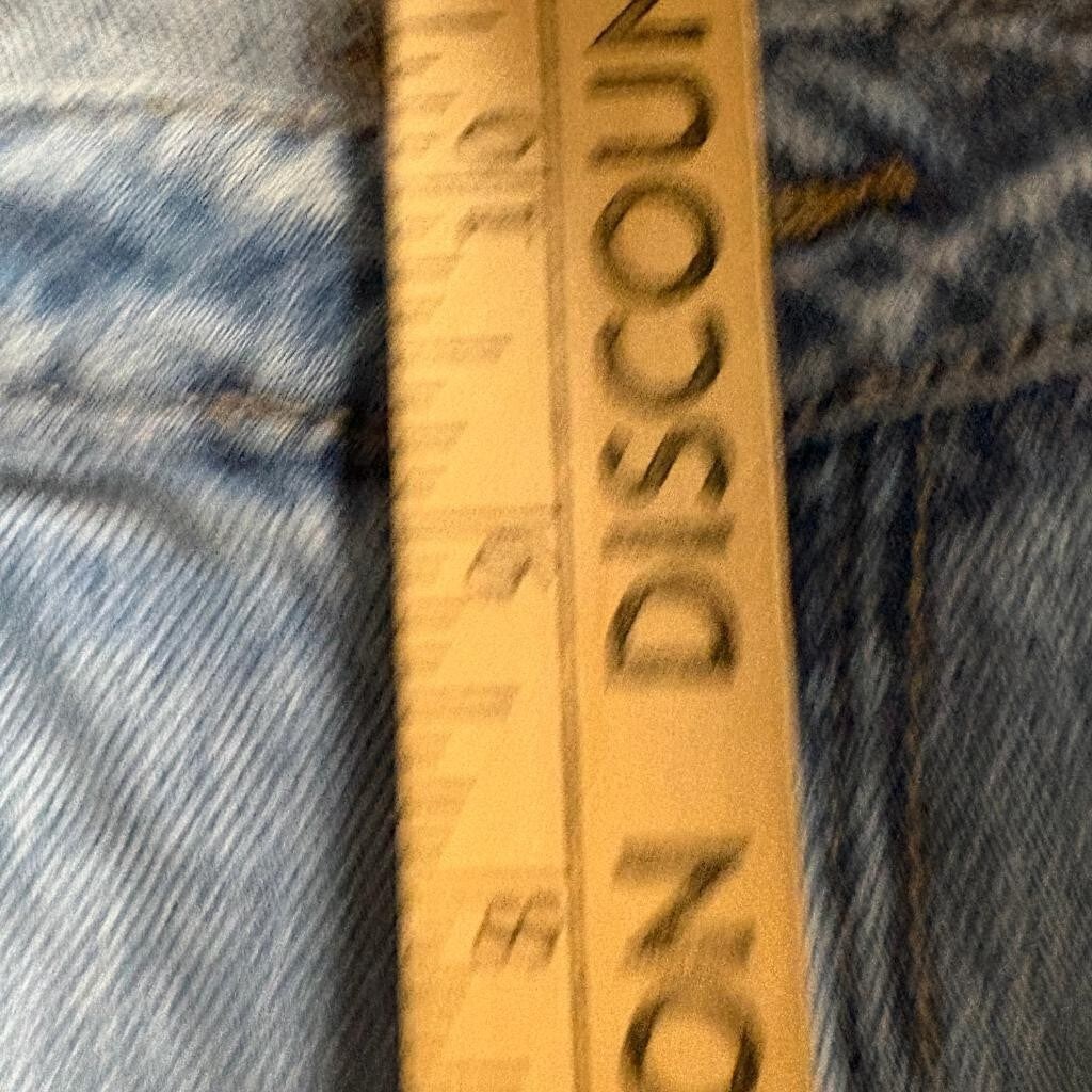 Gogo Jeans USA Womens Size 11/30 Wide Leg Cuffed Denim Blue Jeans