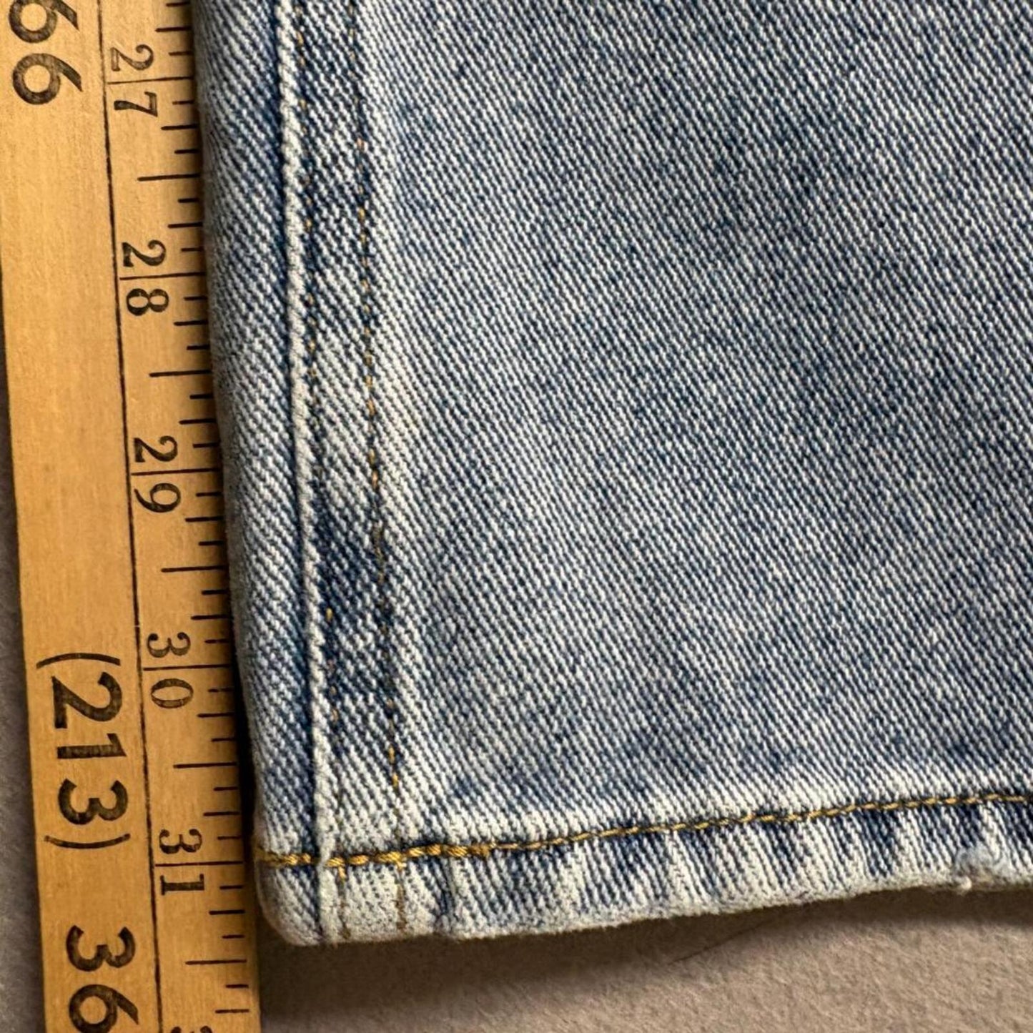 PacSun Distressed High Rise Straight Leg Jeans Womens 25 Blue Denim Cotton