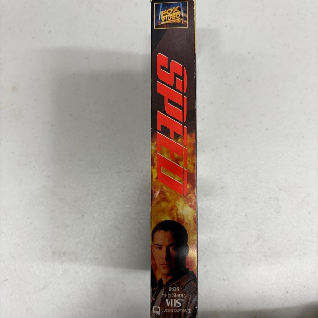 Speed VHS 1994 Keanu Reeves Sandra Bullock Fox Video Action Thriller Movie Tape