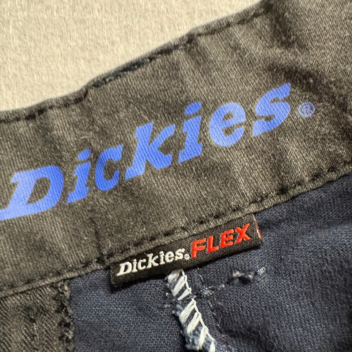 Dickies Flex Mens 32x32 Navy Blue Straight Leg Chino Work Pants WP150DN