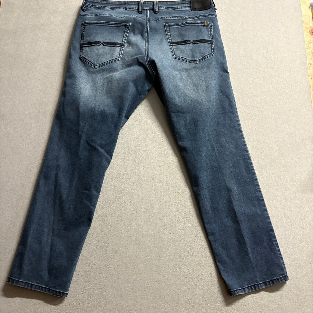 Buffalo David Bitton Axel Slim Stretch Jeans Mens 38x32 Blue Denim