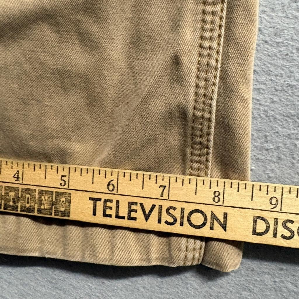 Carhartt Relaxed Fit Twill Work Pants Mens 33x30 Tan Khaki 5-Pocket BN0095-M