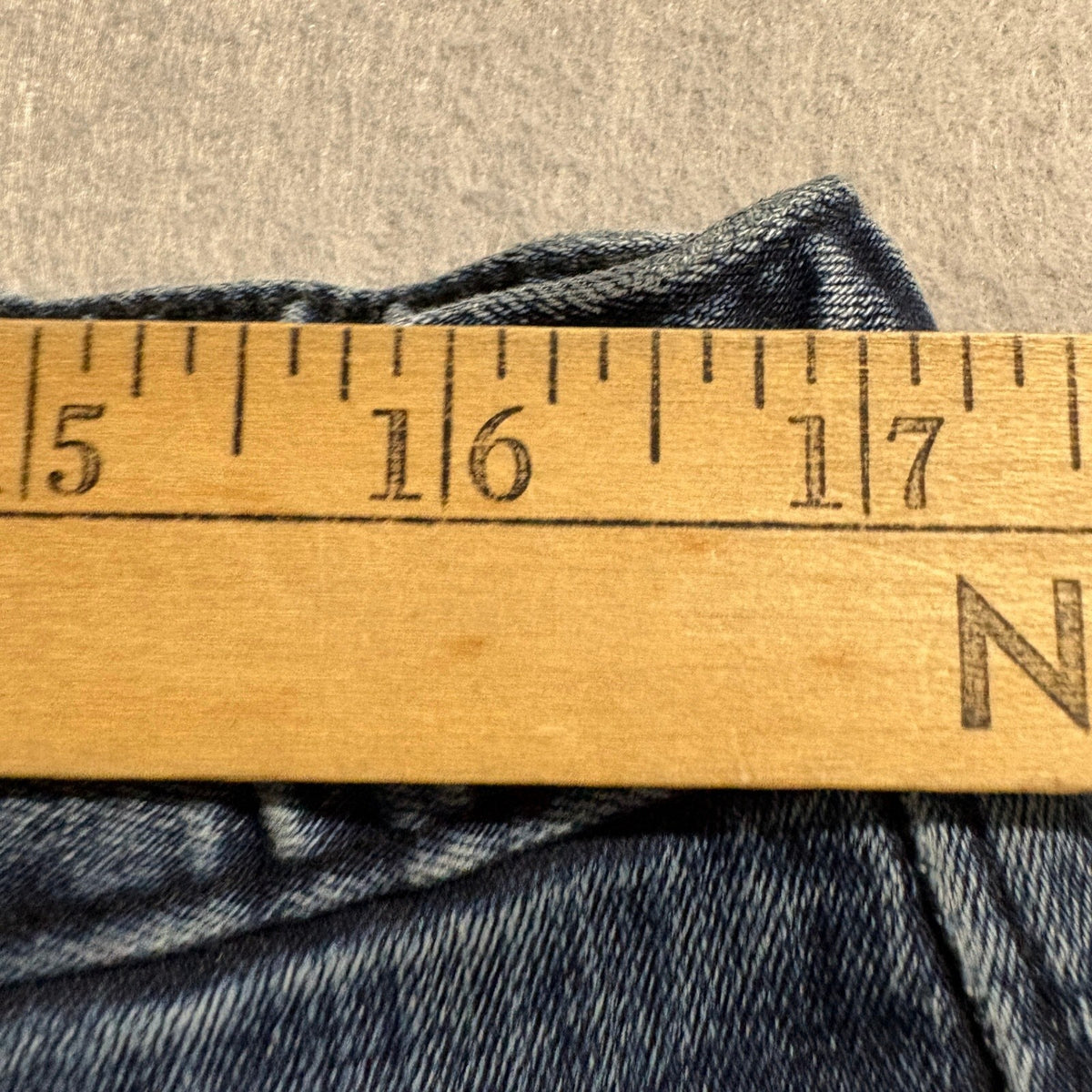 H&M Divided Mens Jogger Jeans Size 34 Blue Denim Elastic Drawstring Waist