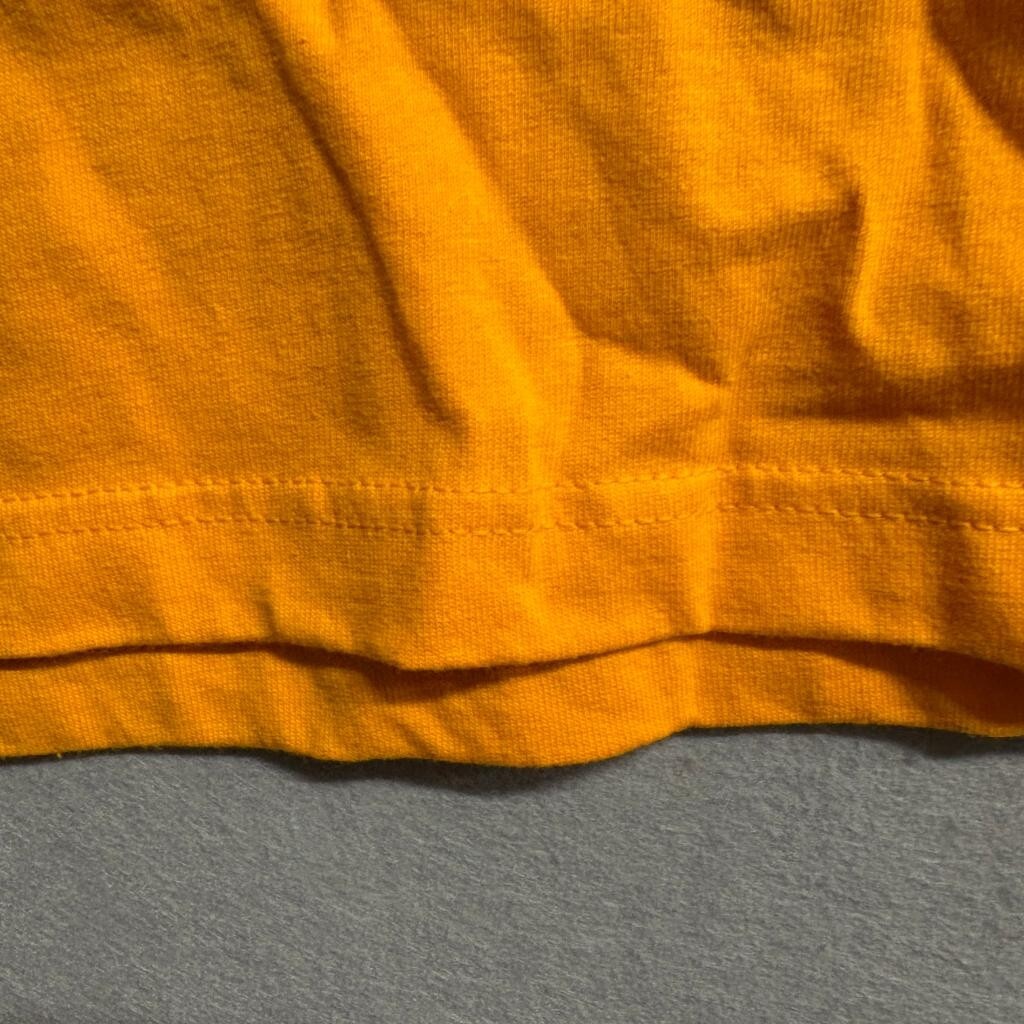 Vintage Los Angeles Lakers Derek Fisher 0.4 Shot T-Shirt Mens XL Gold Yellow BNK