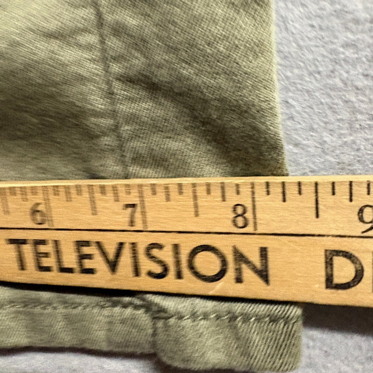 V.I.P. Cargo Pants Womens Size 5/6 Olive Green Stretch Elastic Waist Y2K Utility
