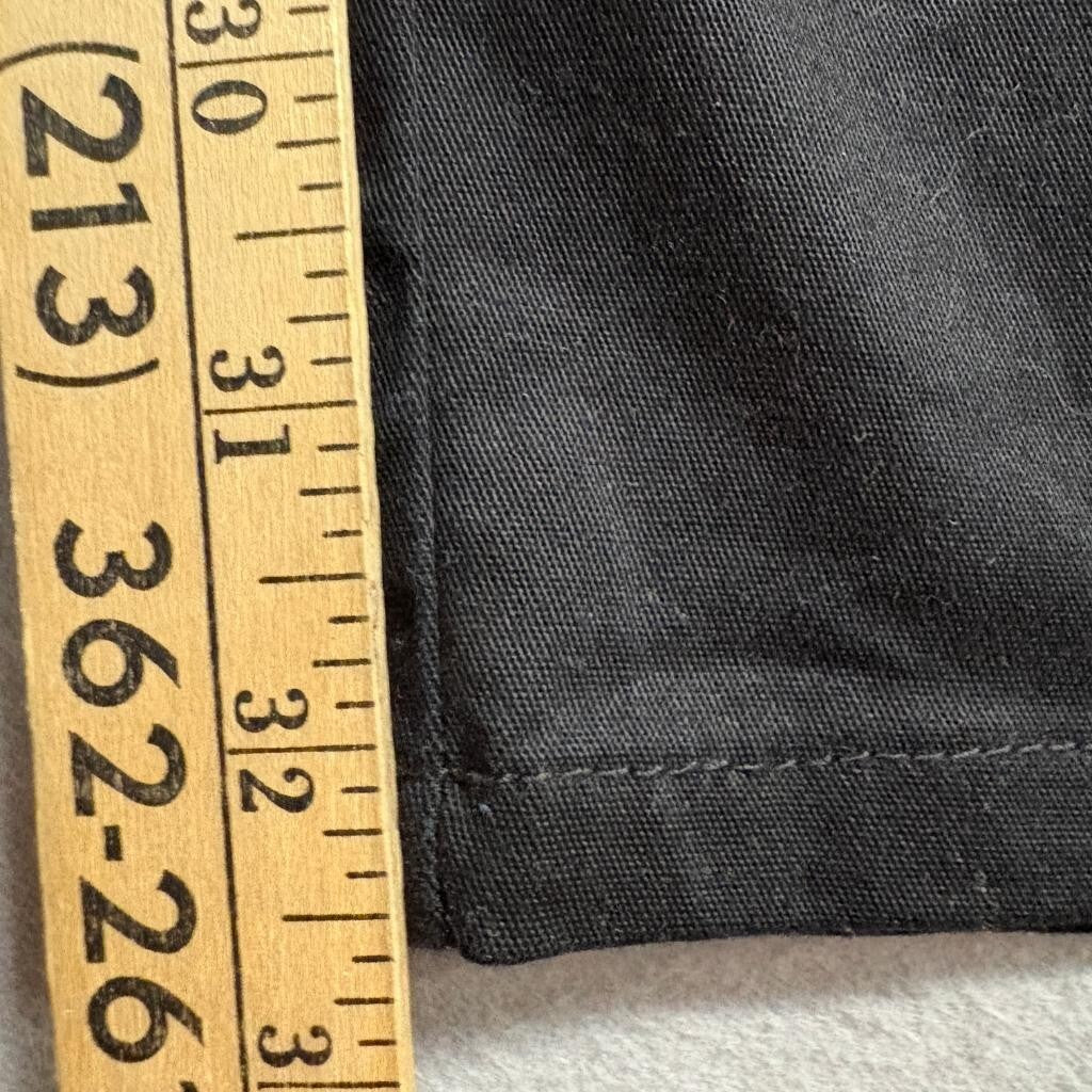 Dickies Girl Black Stretch Twill Pants Womens Size 7 Low Rise Bootcut Workwear