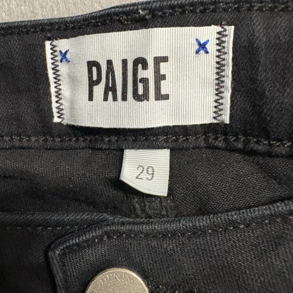 Paige Verdugo Ultra Skinny Jeans Womens 29 Black Stretch Denim Pants