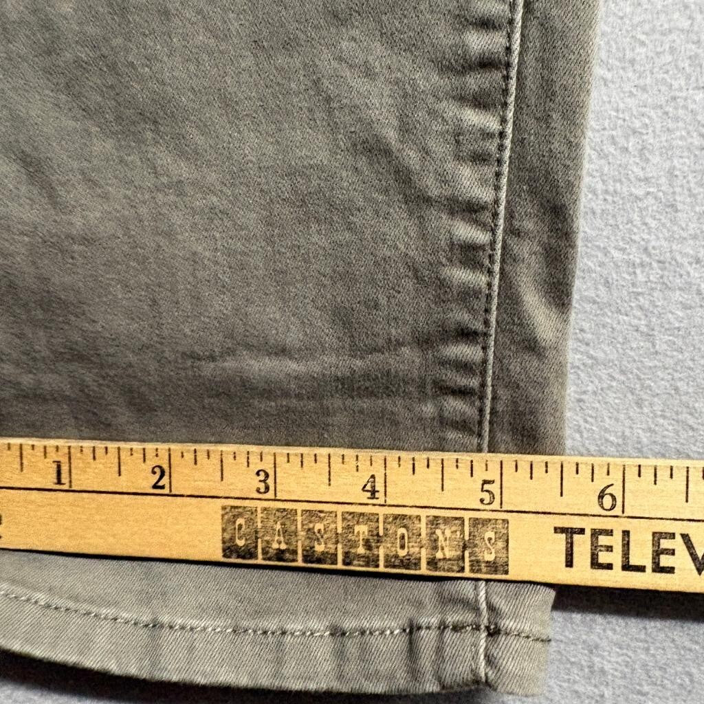 Democracy Ab Solution High Rise Skinny Jeans Womens 2 Green Olive Stretch Denim