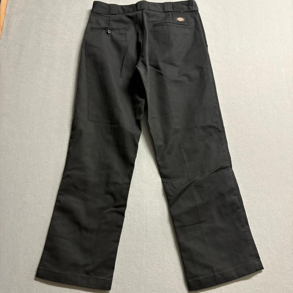 Dickies 874 Original Fit Work Pants Mens 33x30 Black Chino Twill Skate