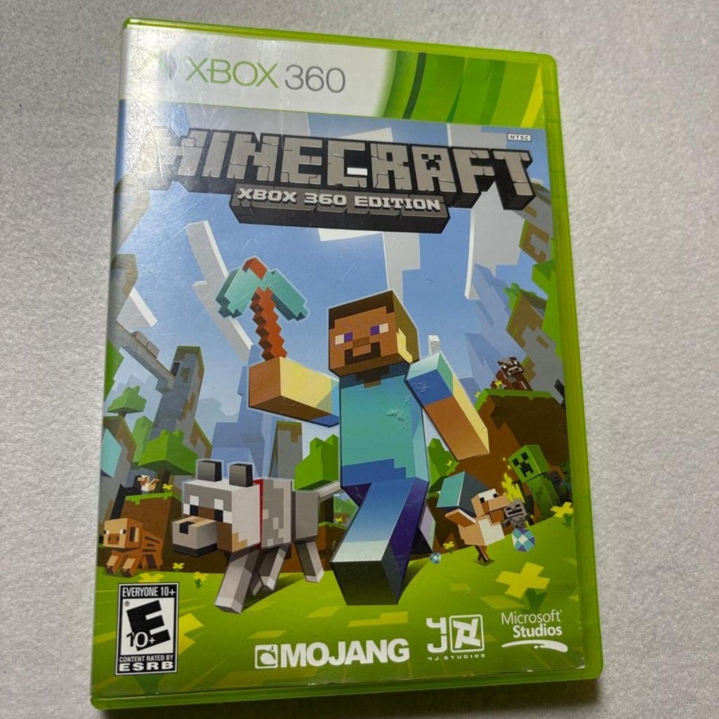 Minecraft Xbox 360 Edition Microsoft Mojang Game Disc and Case Tested
