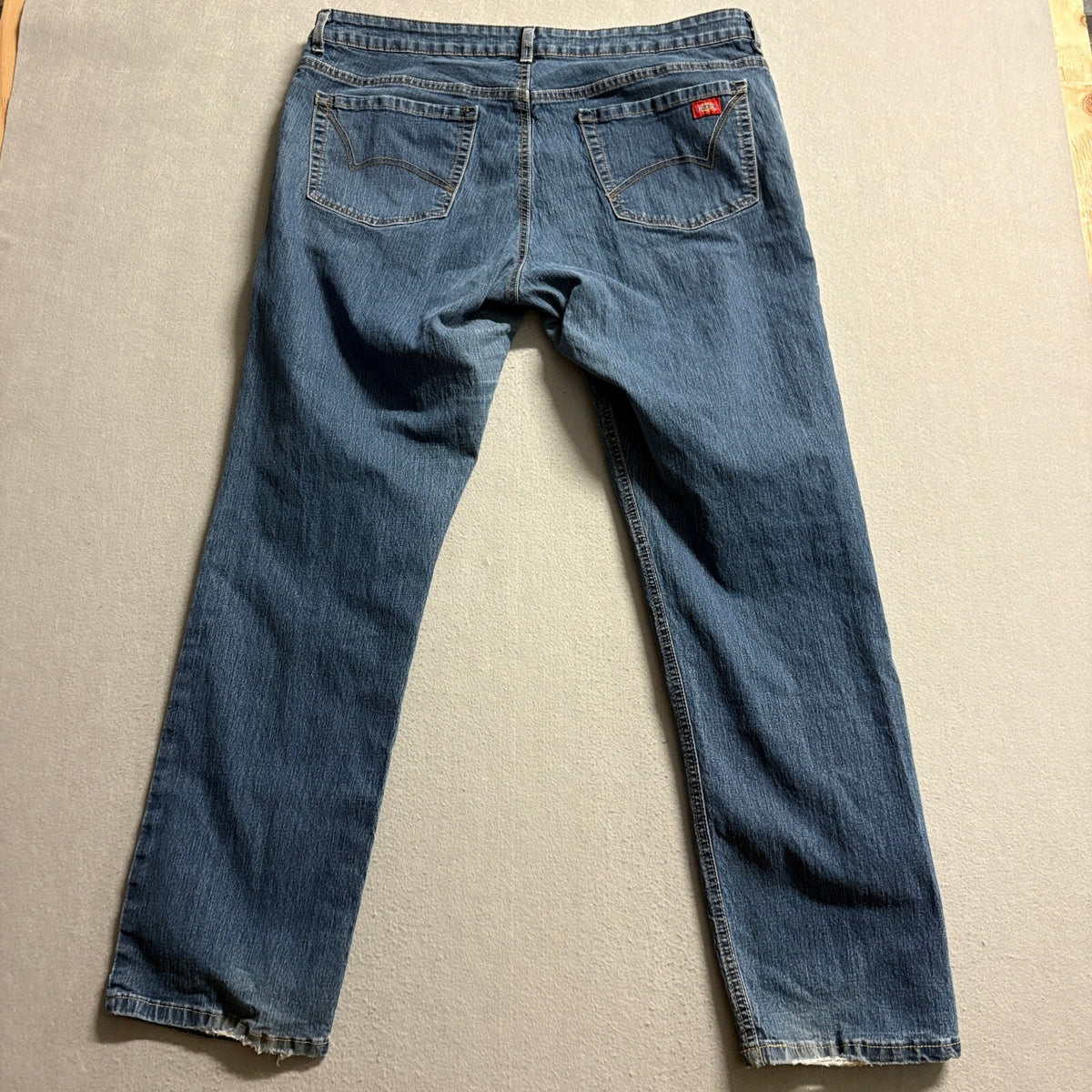 Dickies Mens Jeans Size 36x29 Blue Denim Straight Leg Work Stretch FD635MNG