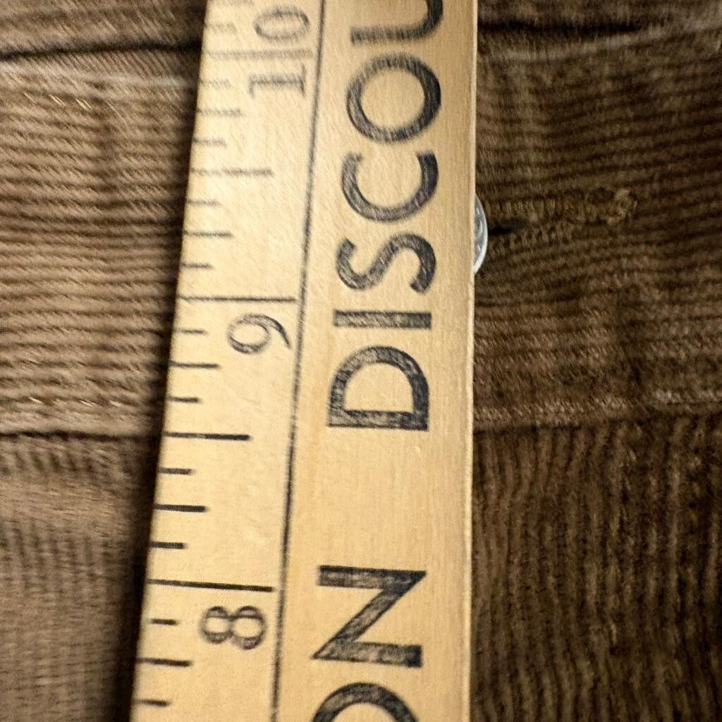 J.Crew 770 Straight Fit Corduroy Pants Mens 31x32 Brown Stretch Cotton Cord