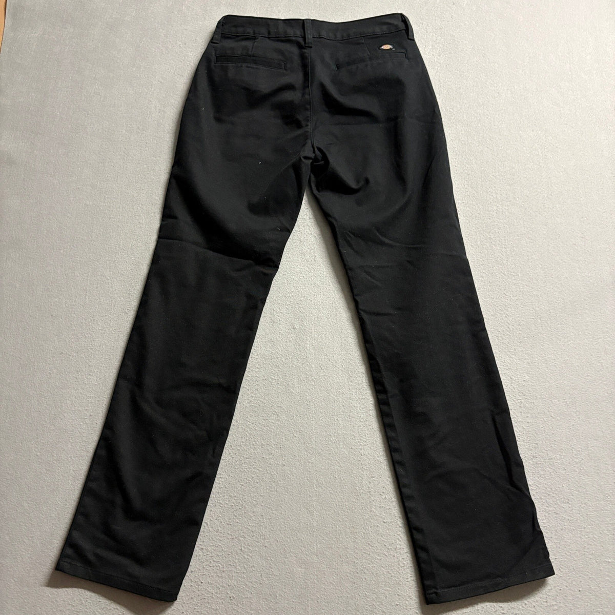 Dickies Flex Mens Pants 24R Black Workwear Chino Stretch Casual Trousers