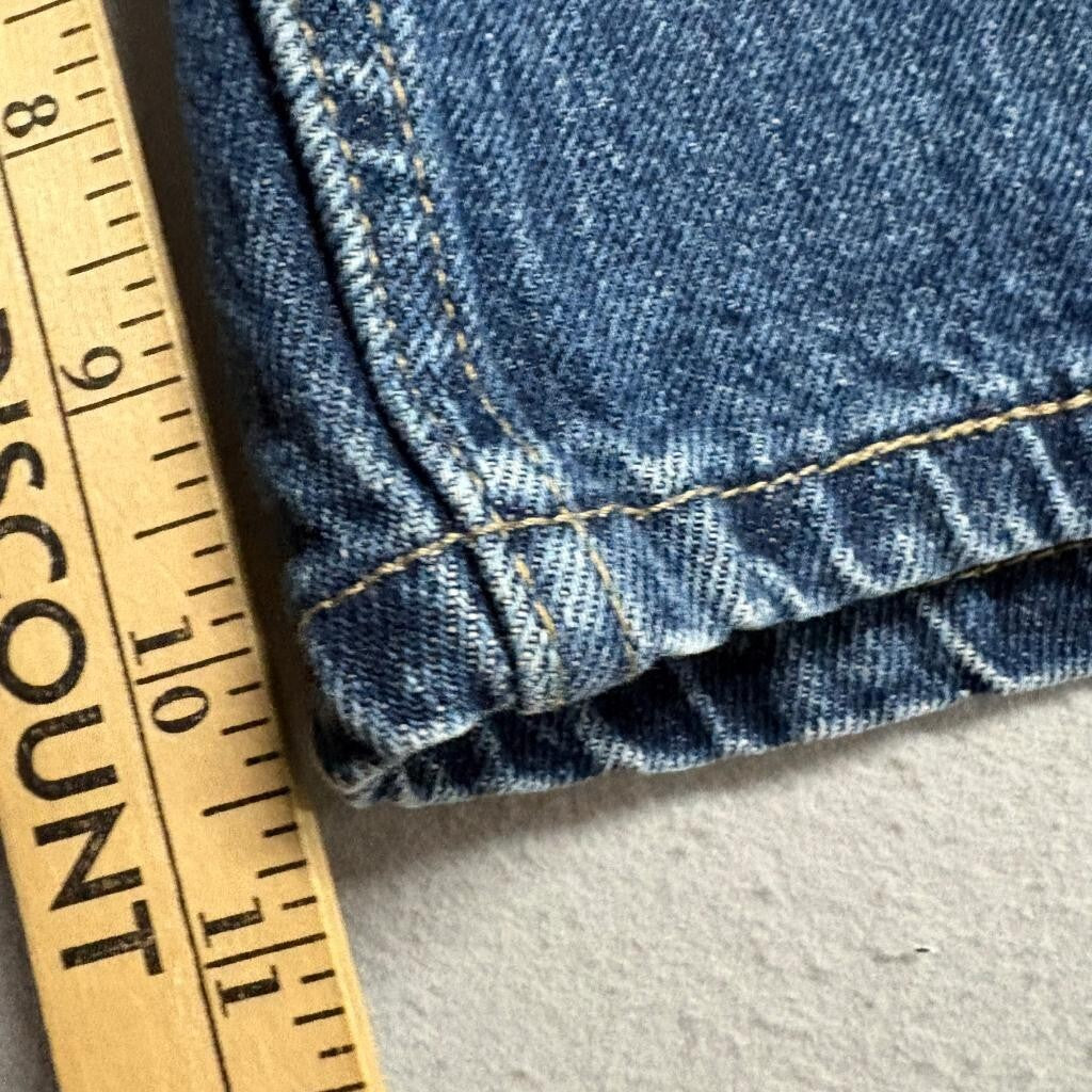 Faded Glory Carpenter Denim Shorts Mens 32 Blue Cotton Utility Workwear