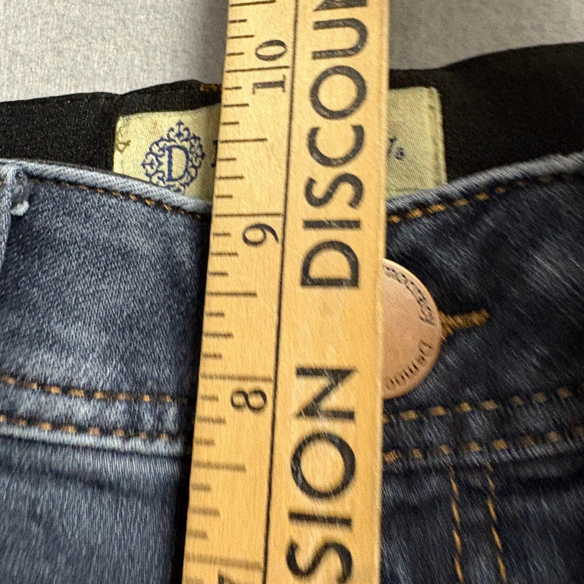 Democracy Ab Technology Womens Skinny Jeans Size 10 Blue Stretch Ankle Denim - Photo 9