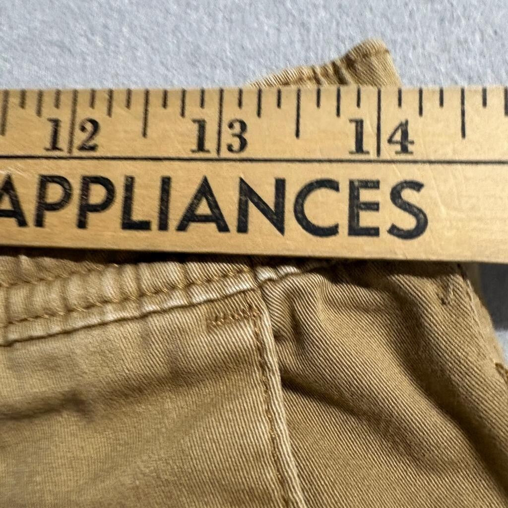 Hollister Skinny Jogger Pants Mens XS Brown Khaki Advanced Stretch Drawstring