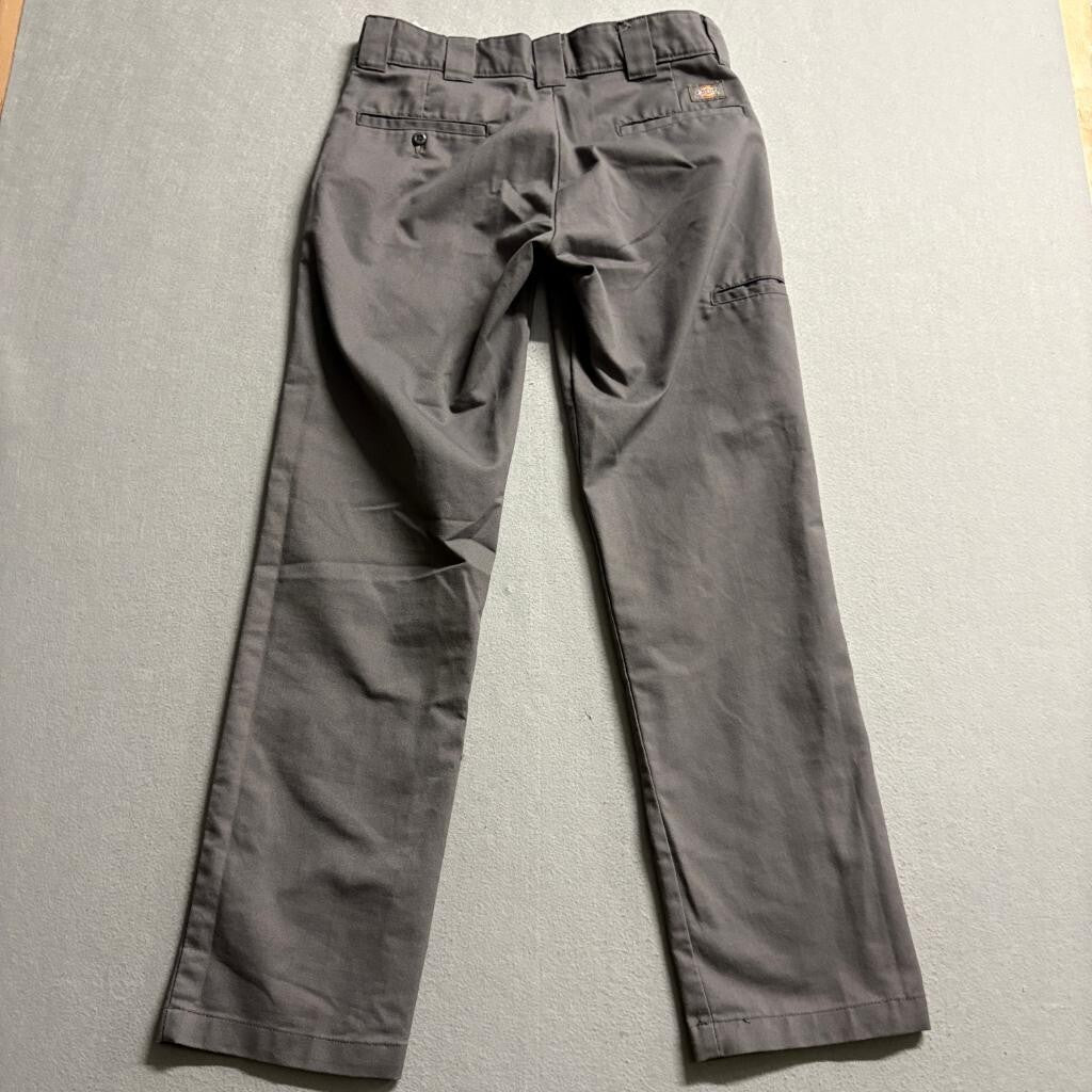 Dickies Flex Slim Taper Pants Mens 30x32 Gray Workwear Chino Utility Trousers