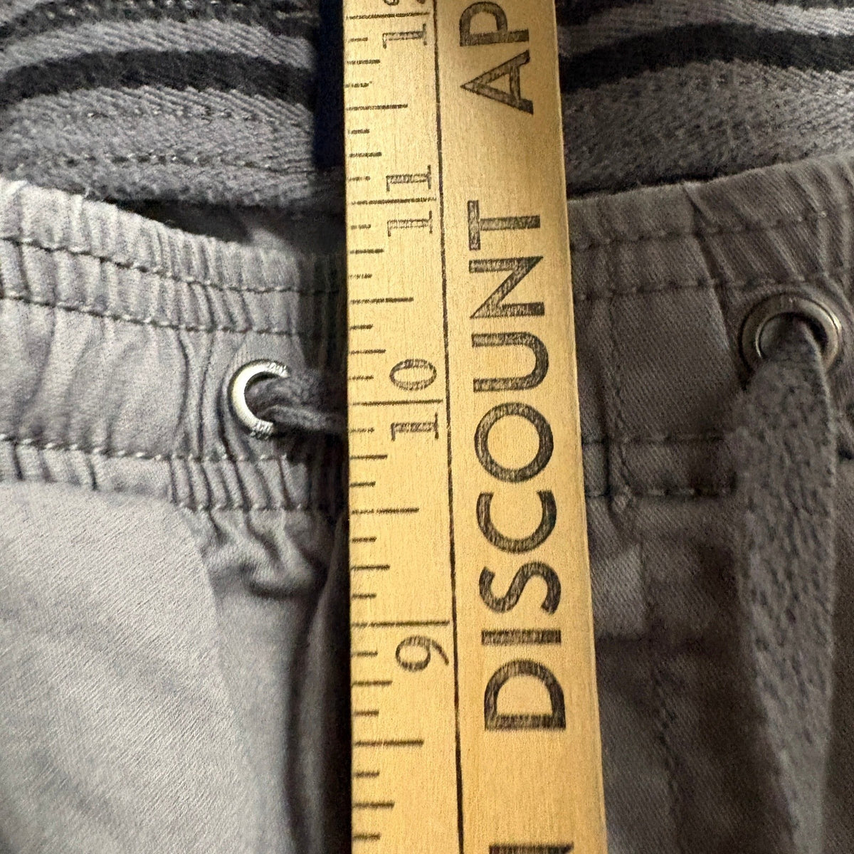 GAP Mens Jogger Pants Medium Gray Cotton Blend Stretch Elastic Waist Casual