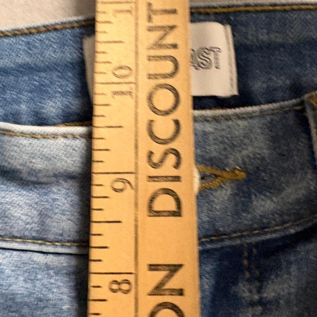 William Rast High Rise Ankle Skinny Jeans Womens 26 Distressed Blue Denim