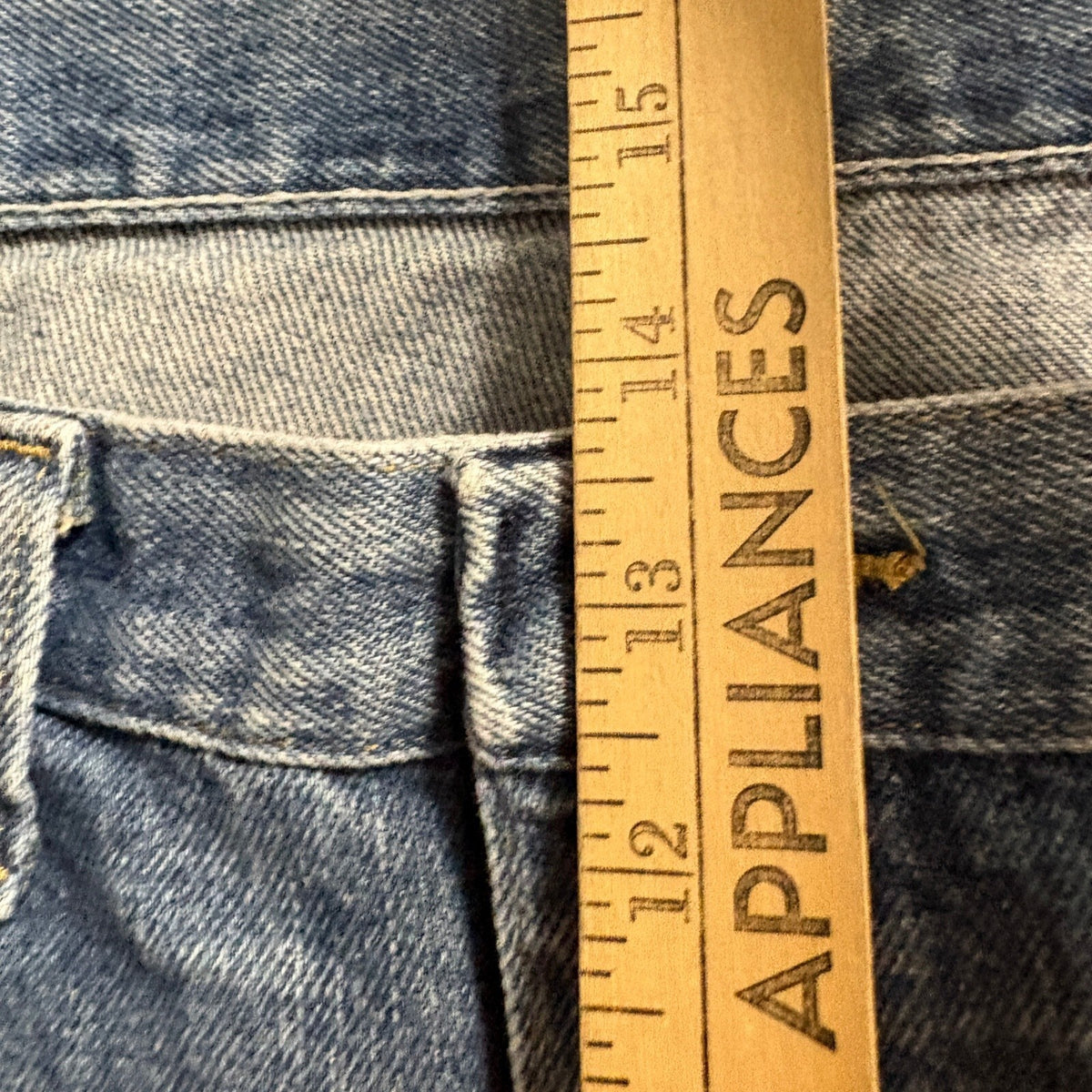 Wrangler Denim Shorts Mens 48 Regular Blue Jeans Relaxed Fit 606W1MS Cotton