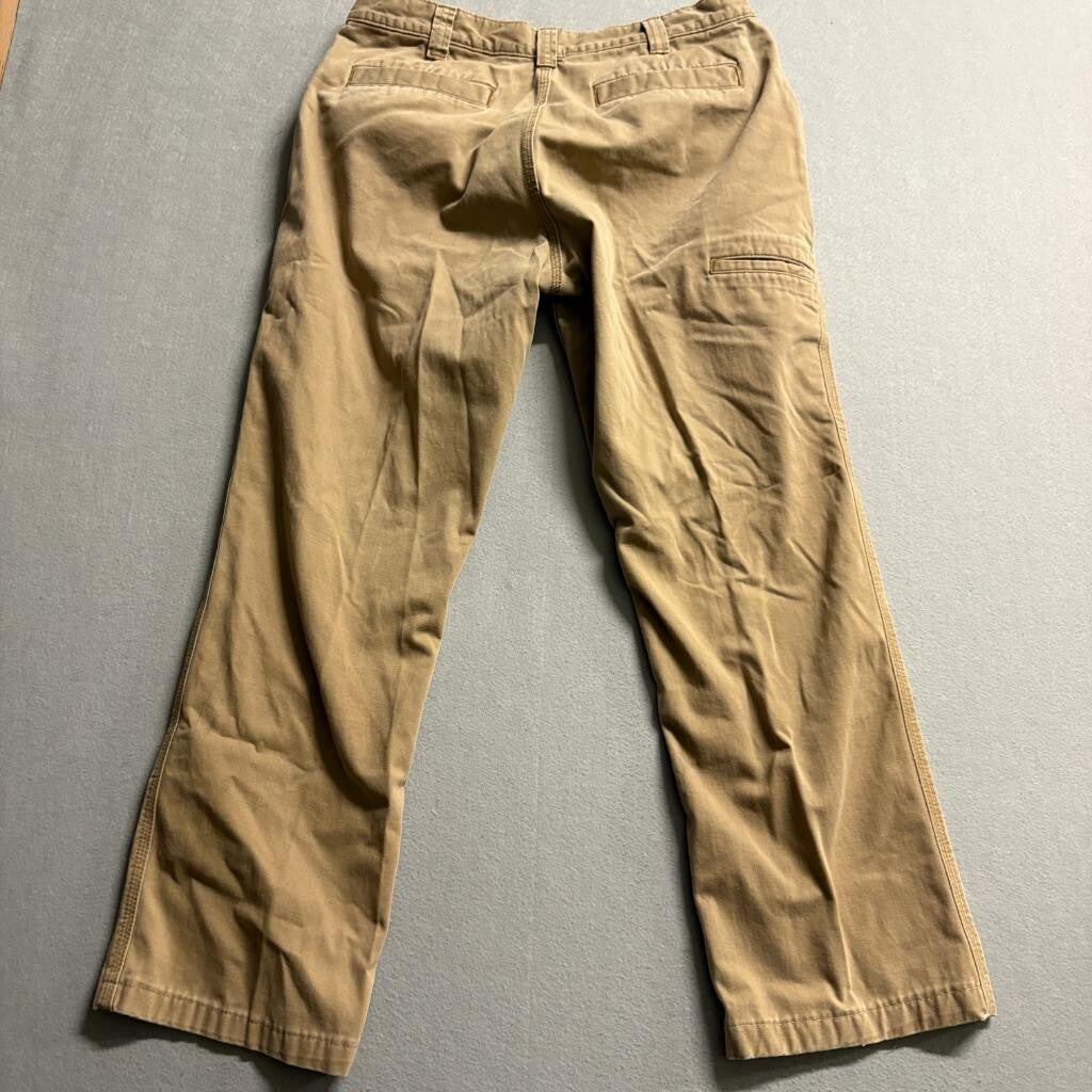 Carhartt Relaxed Fit Twill Work Pants Mens 33x30 Tan Khaki 5-Pocket BN0095-M