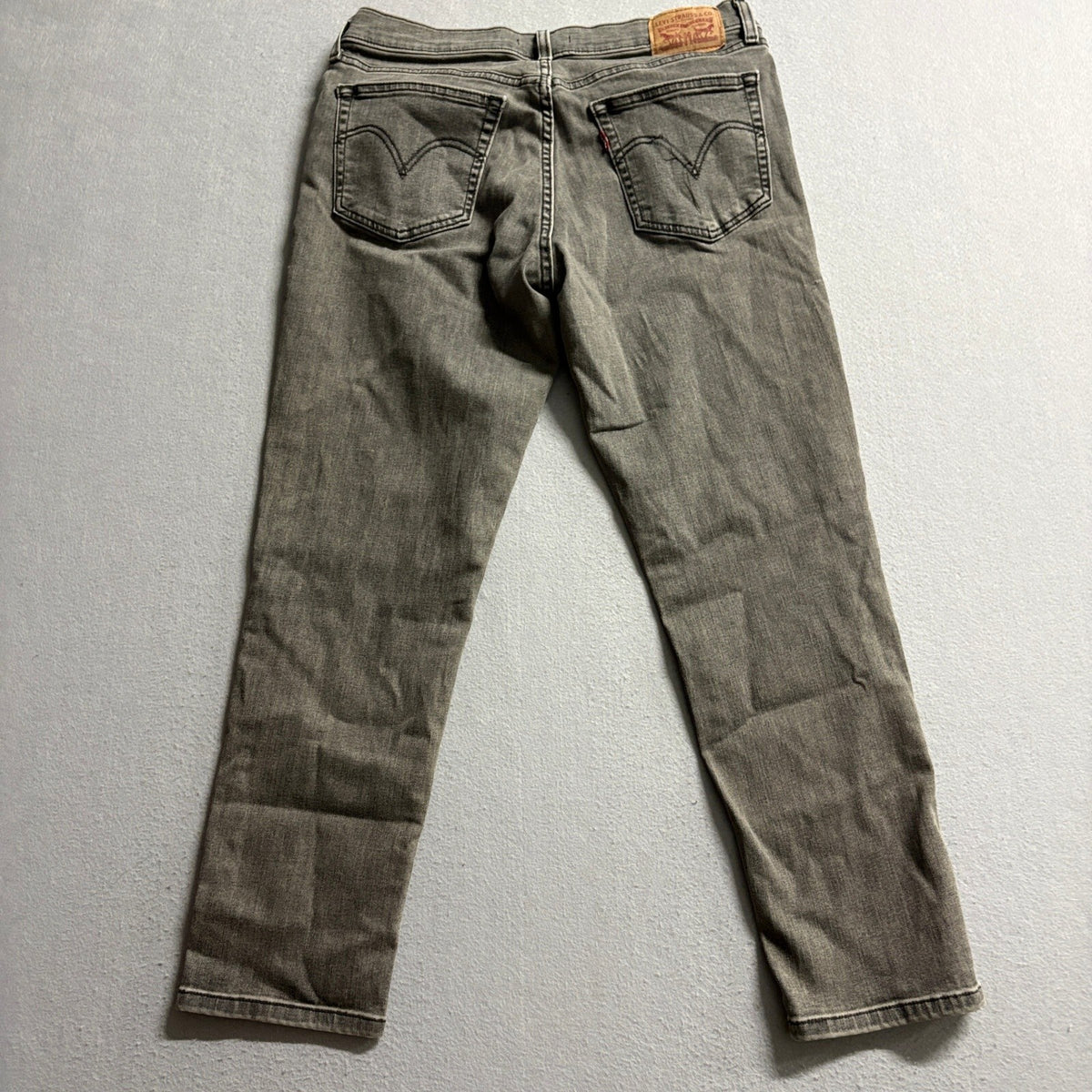 Levi's Boyfriend Jeans Womens Size 30 Gray Wash Stretch Ankle Denim Pants W30