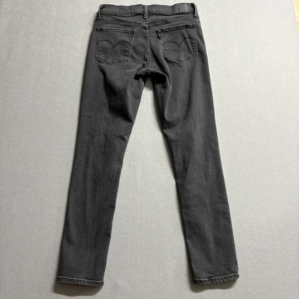 Levis 311 Shaping Skinny Jeans Womens 29 Gray Denim Stretch Pants W29 L30