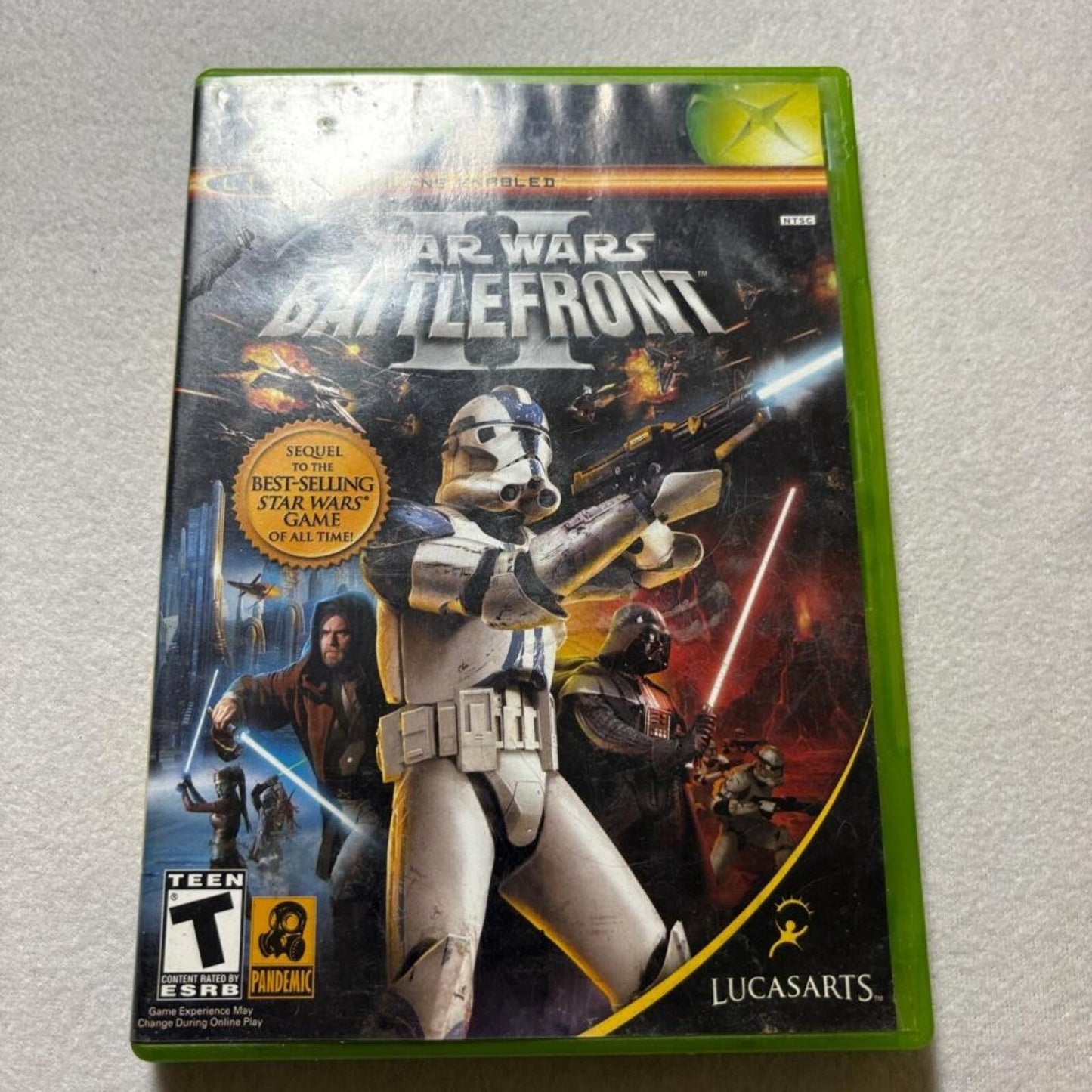 Star Wars Battlefront II Xbox Original CIB Complete with Manual Tested