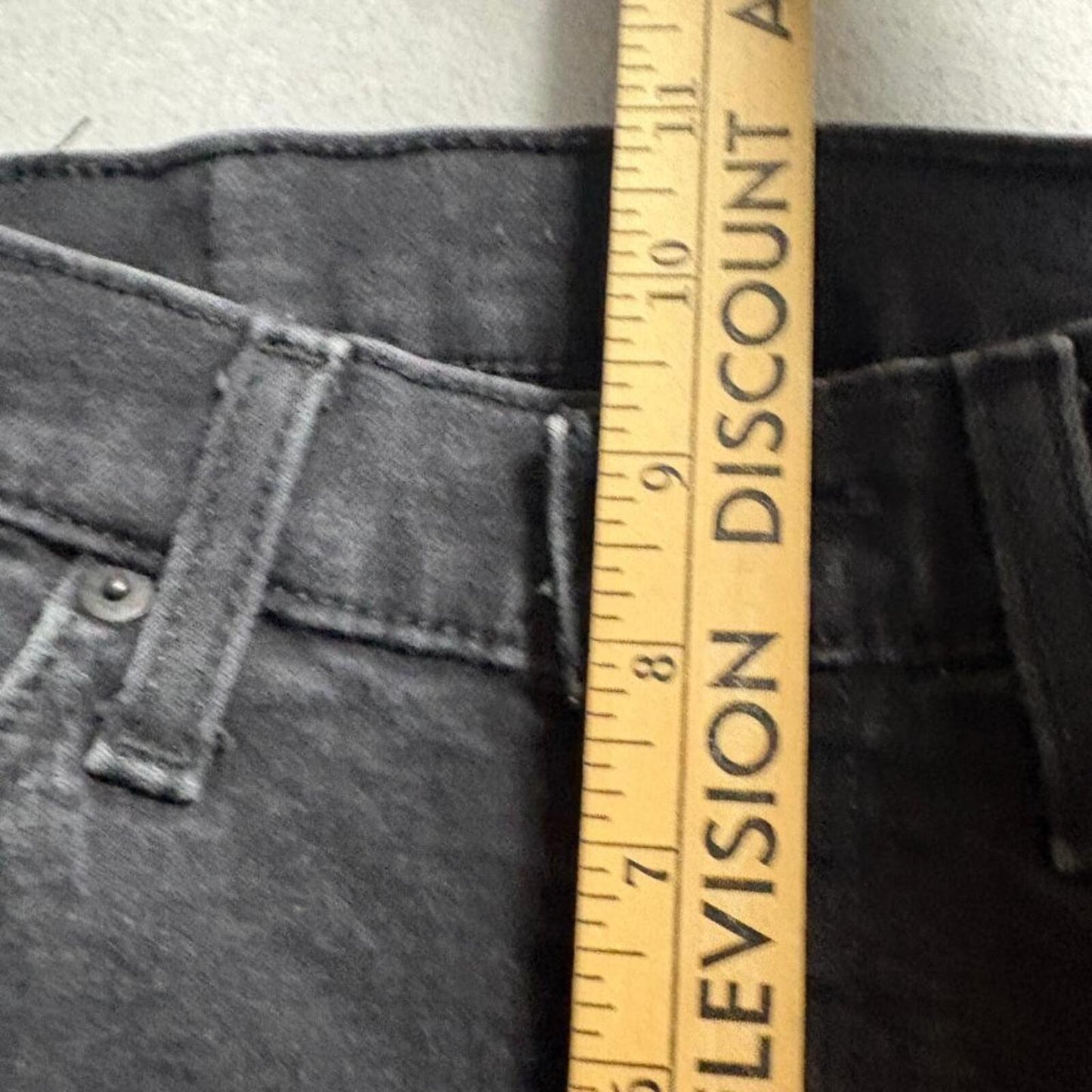 Levis 510 Skinny Fit Jeans Mens 29x30 Black Distressed Ripped Knee Denim