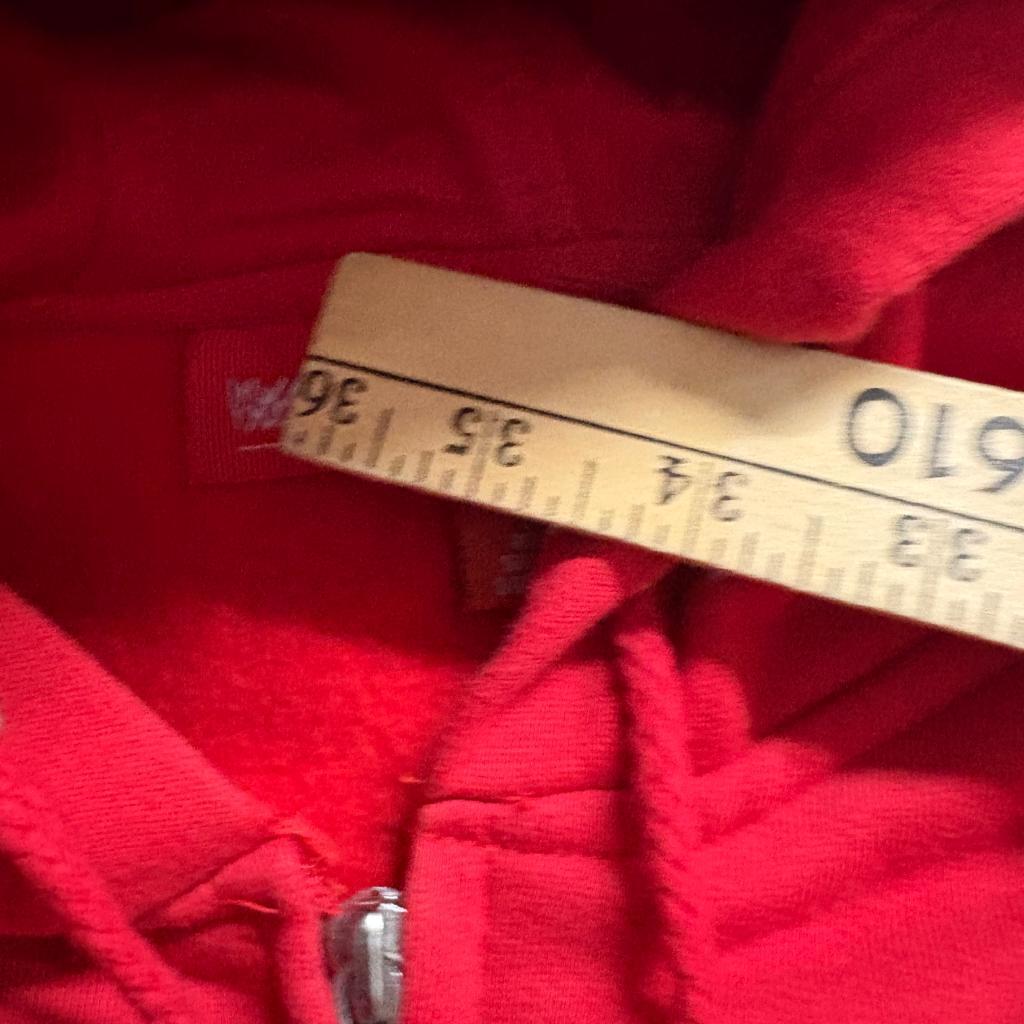 Mossimo Supply Co Hoodie Womens XXL Red Full Zip Raglan Sleeve Sweatshirt NWT