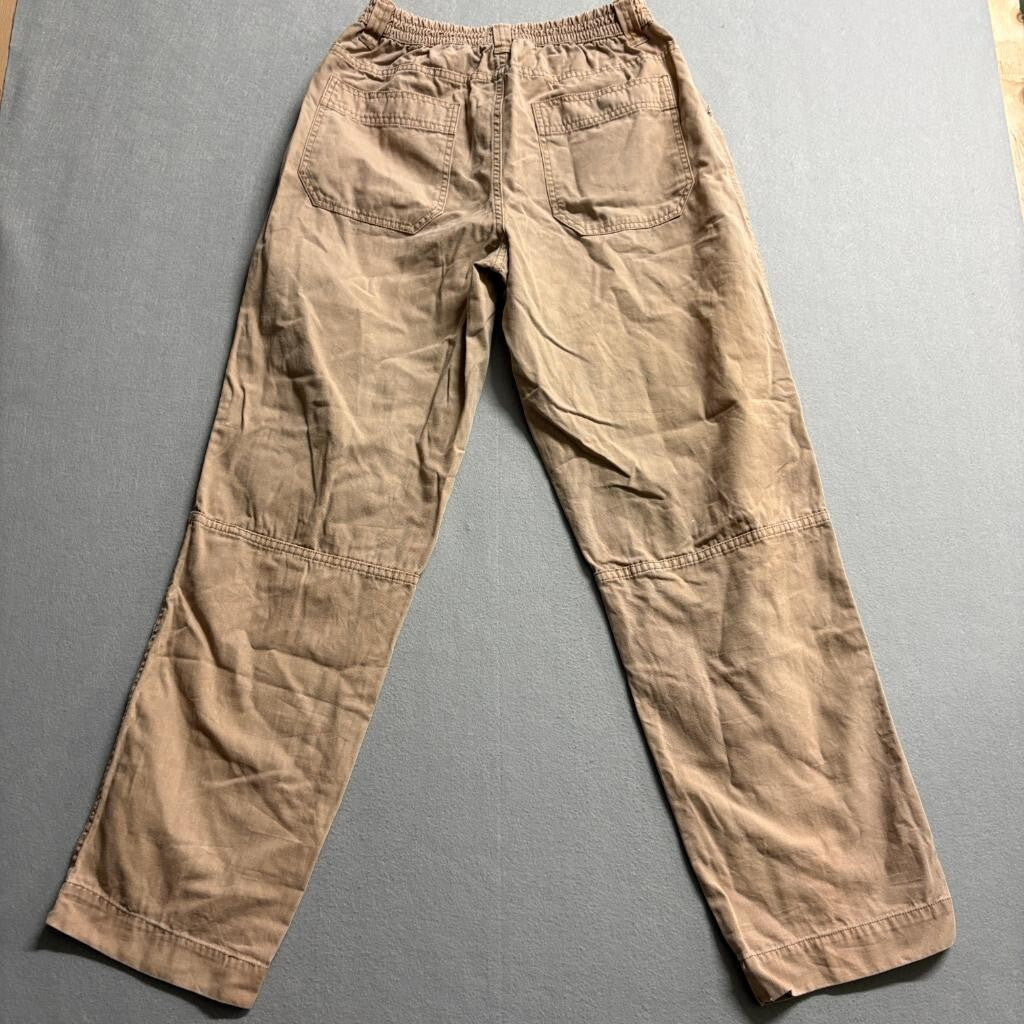 BDG Urban Outfitters Womens Medium Brown Canvas Cargo Pants Elastic Waist