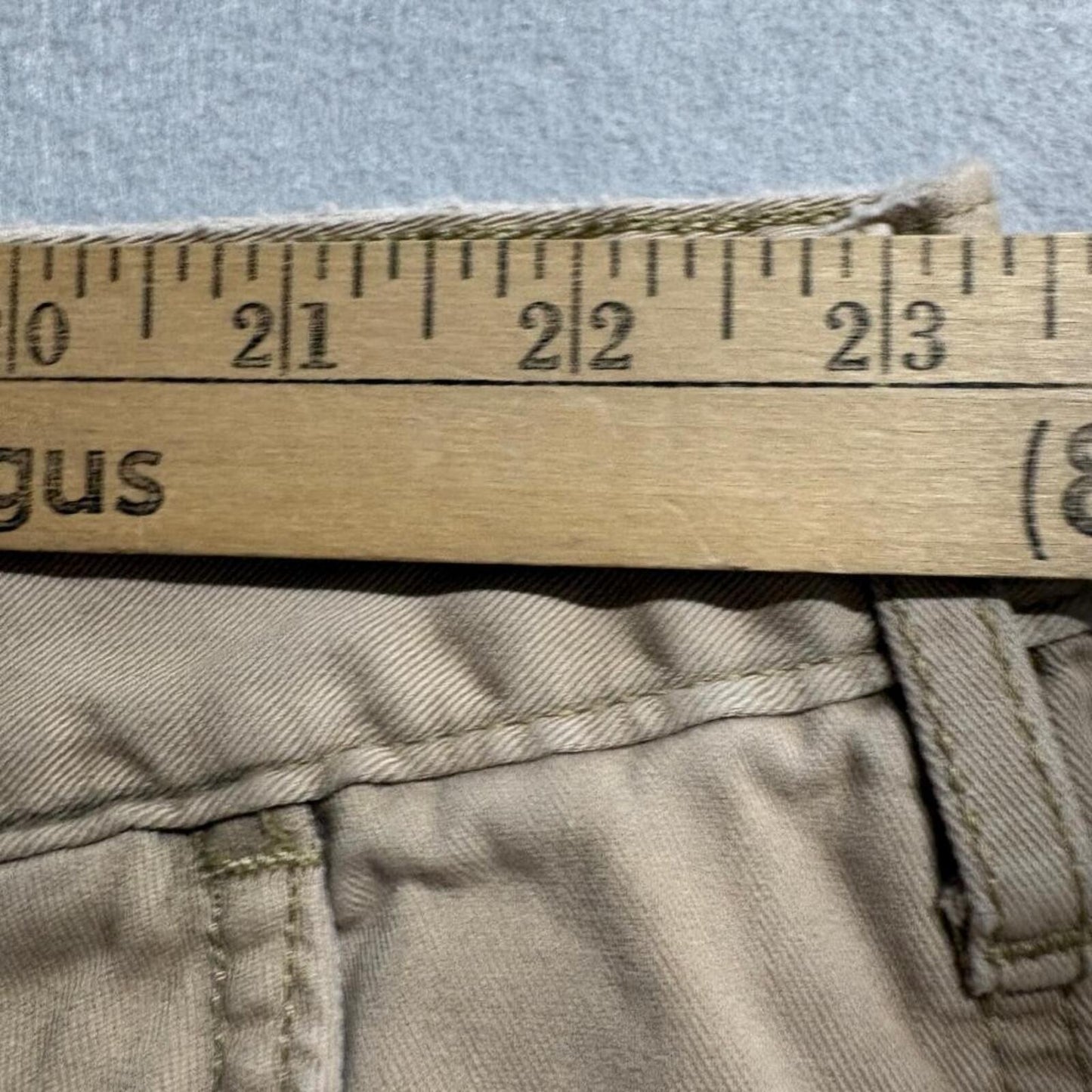 Levi Strauss Co Mens Cargo Shorts Size 48 Tan Khaki Cotton Twill Multi Pocket