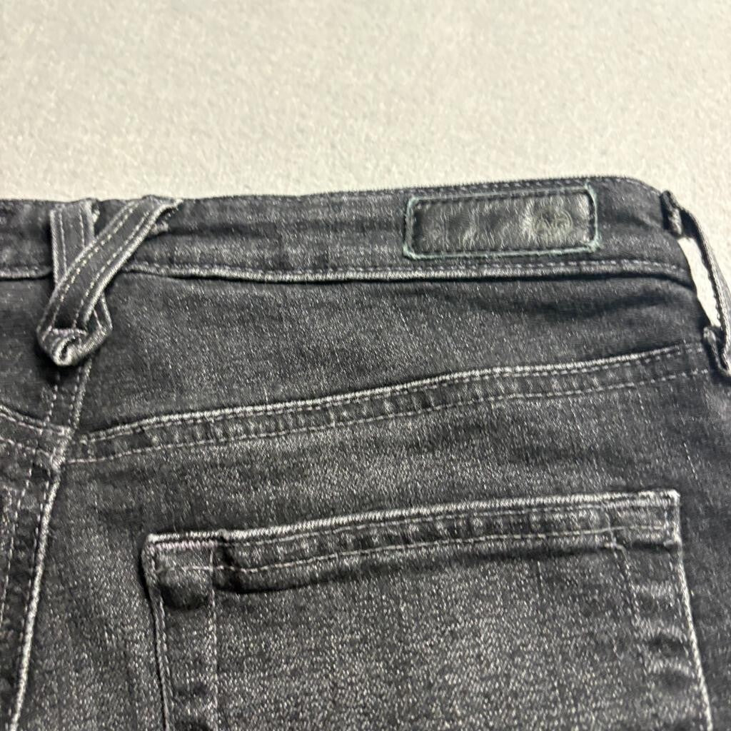 AG Adriano Goldschmied Seamed Isabelle High Rise Straight Crop Jeans Size 27R