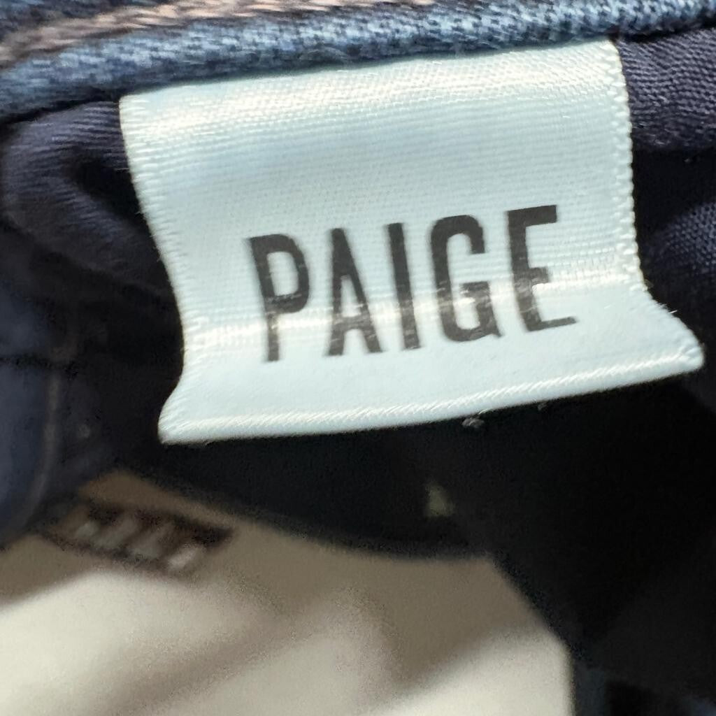 Paige Lennox Slim Fit Jeans Mens 32 Blue Stretch Denim Rayon Blend