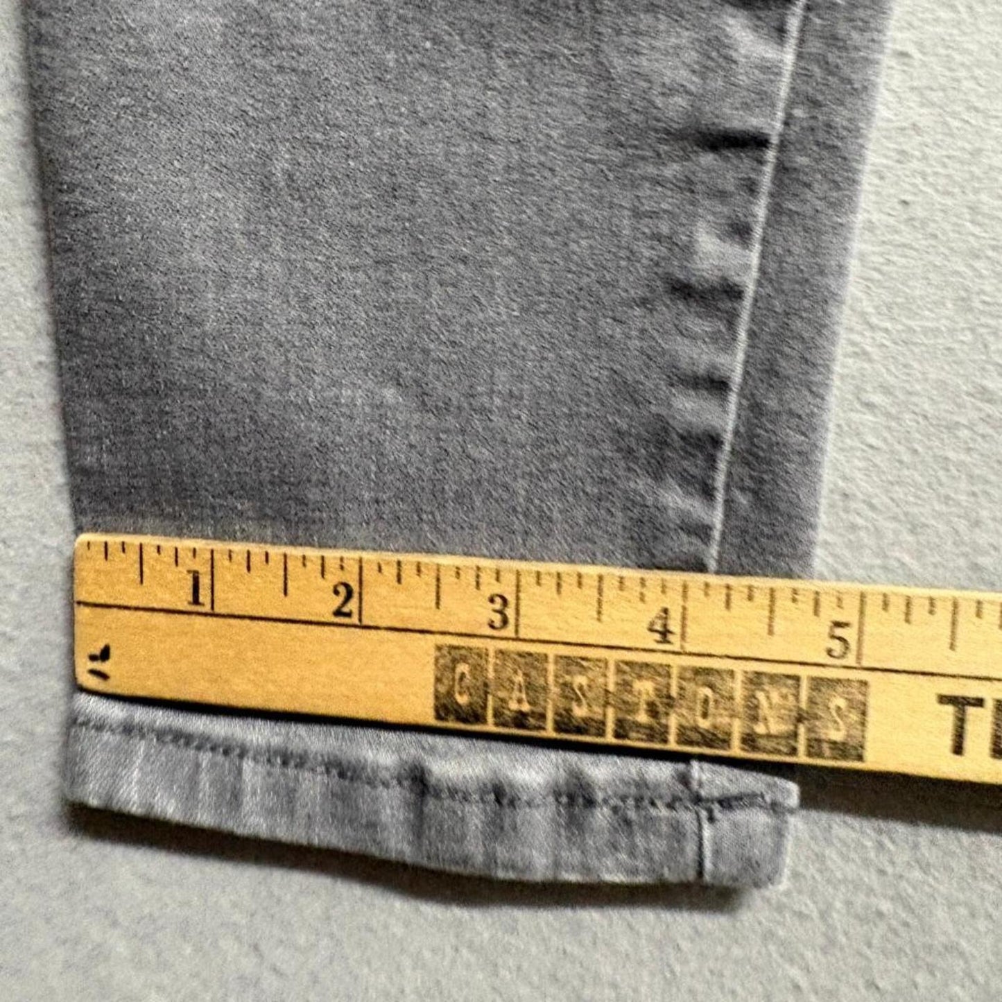 Juicy Couture Girls Skinny Jeans Size 6 Gray Stretch Denim Pull On Elastic Waist