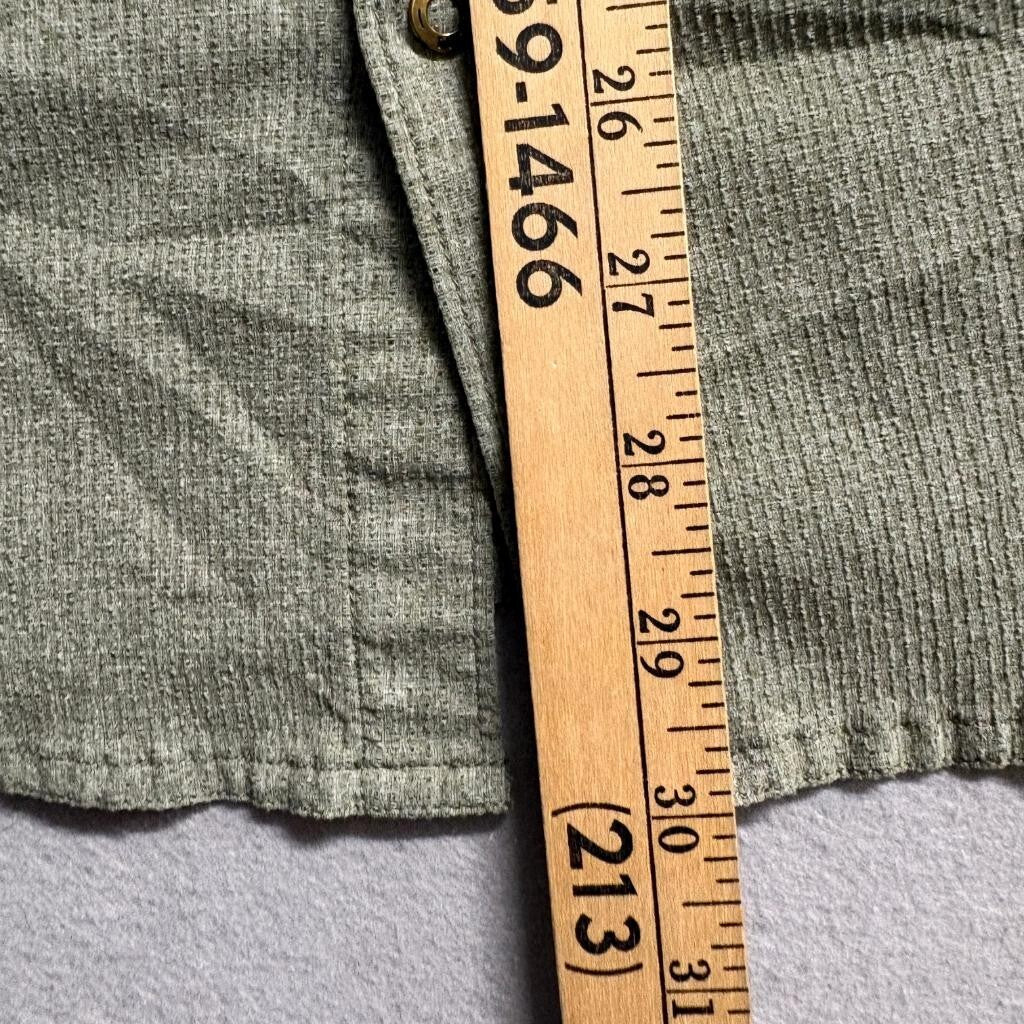 5.11 Tactical Shirt Mens XL Green Short Sleeve Button Up Mesh Vent Hiking Cargo