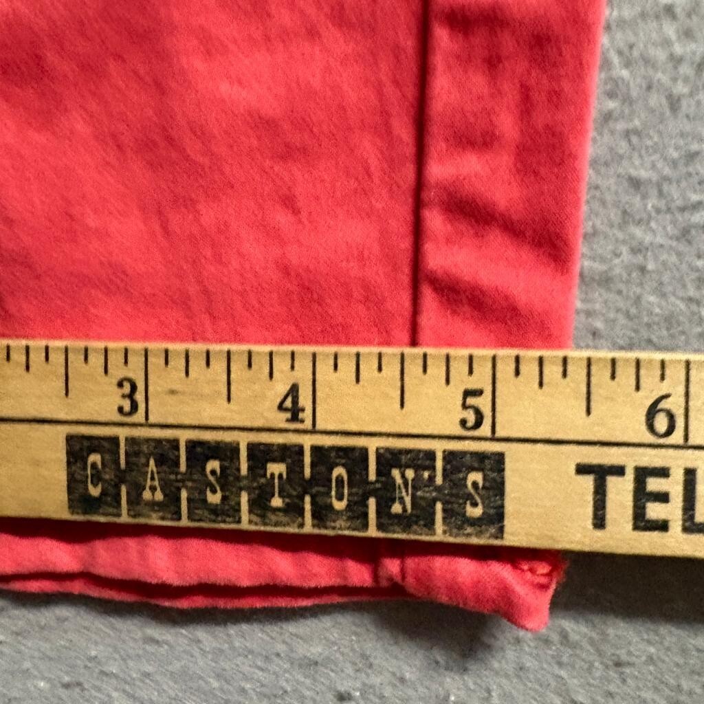 Seven7 High Rise Skinny Crop Jeans Womens Size 8 Red Stretch Denim Crop Pants