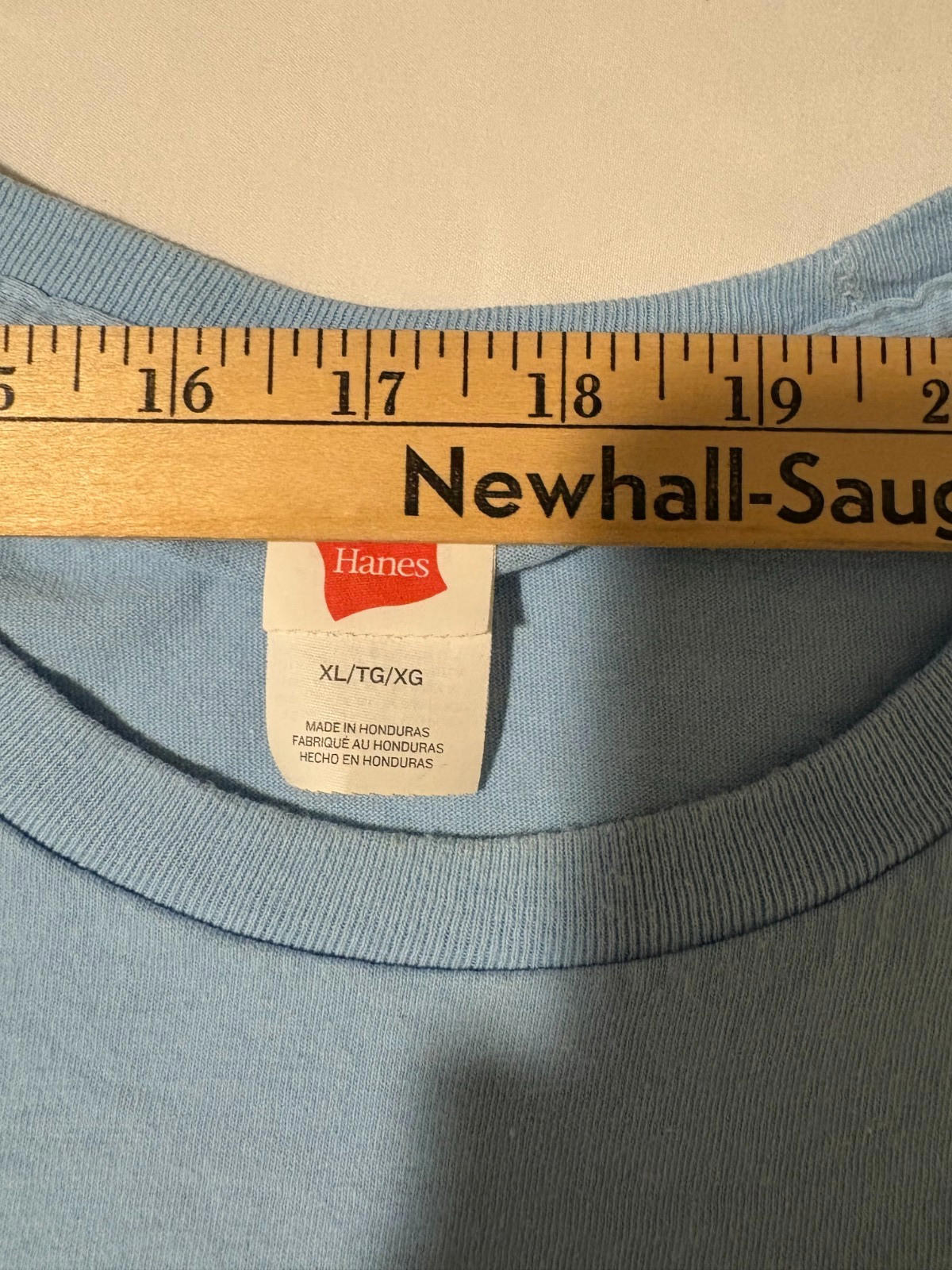 Hanes XL Blue Empire State New York 1788 Graphic T-Shirt Short Sleeve Cotton Ble